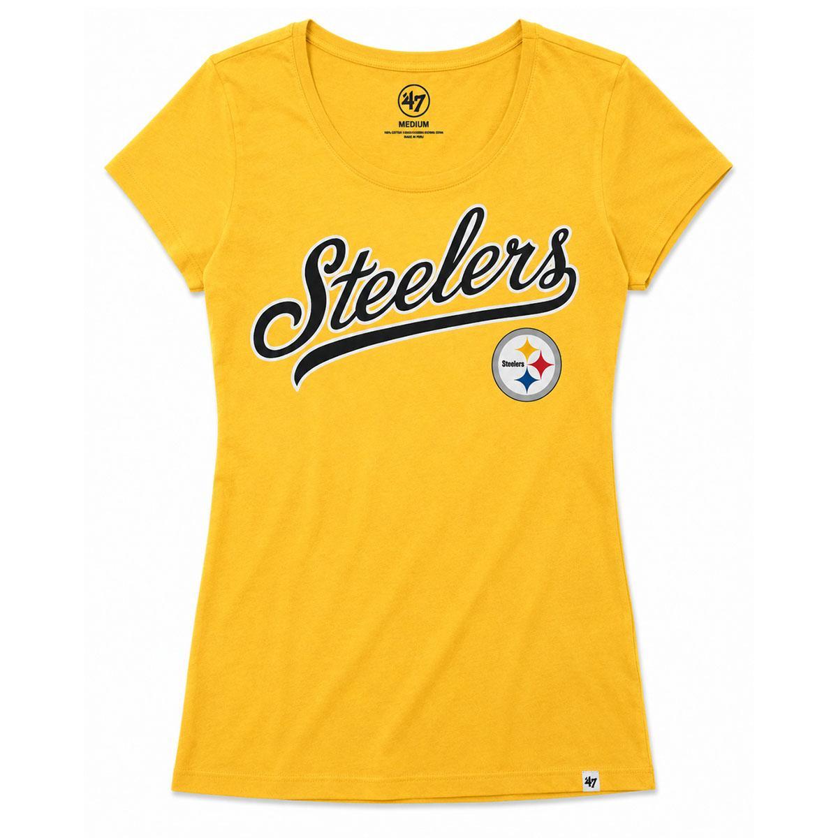 Pittsburgh Steelers Women's '47 Goldfinch Tee