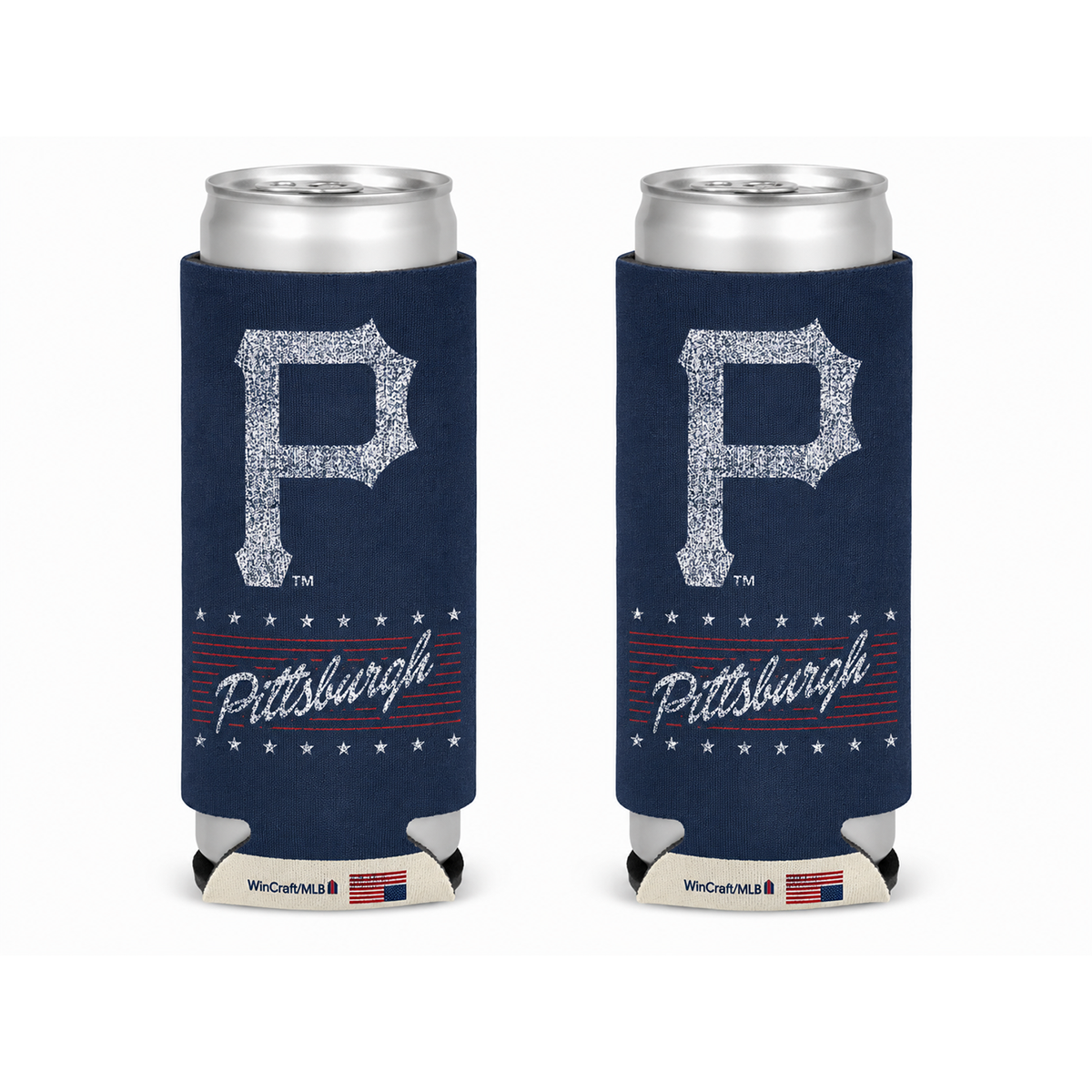 Pittsburgh Pirates Americana Slim Can Cooler