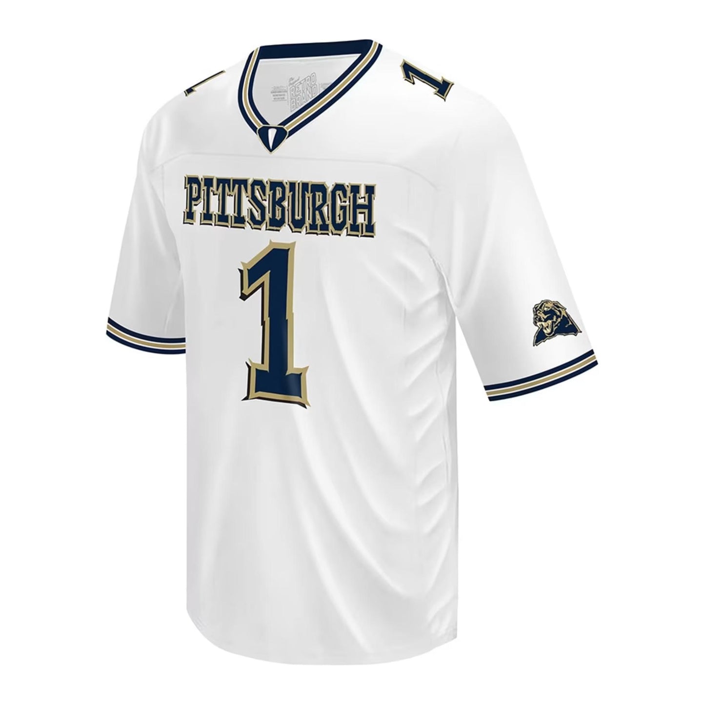 Pitt Panthers White Larry Fitzgerald #1 Player Football Jersey