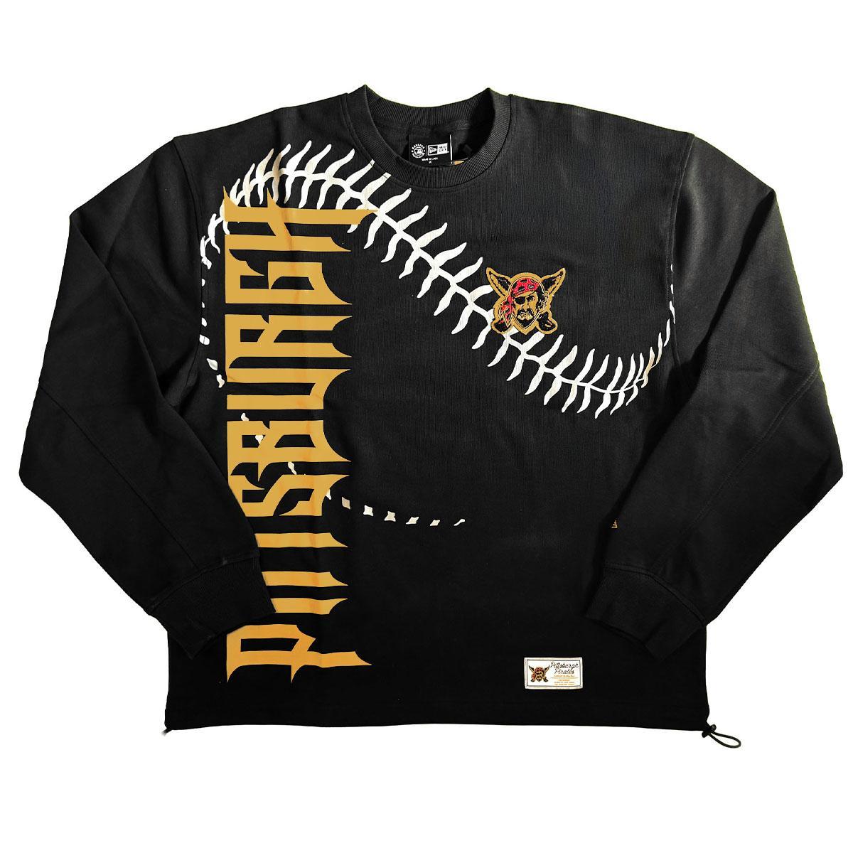 New Era Pittsburgh Pirates City Connect Stitches Pullover Crew Neck
