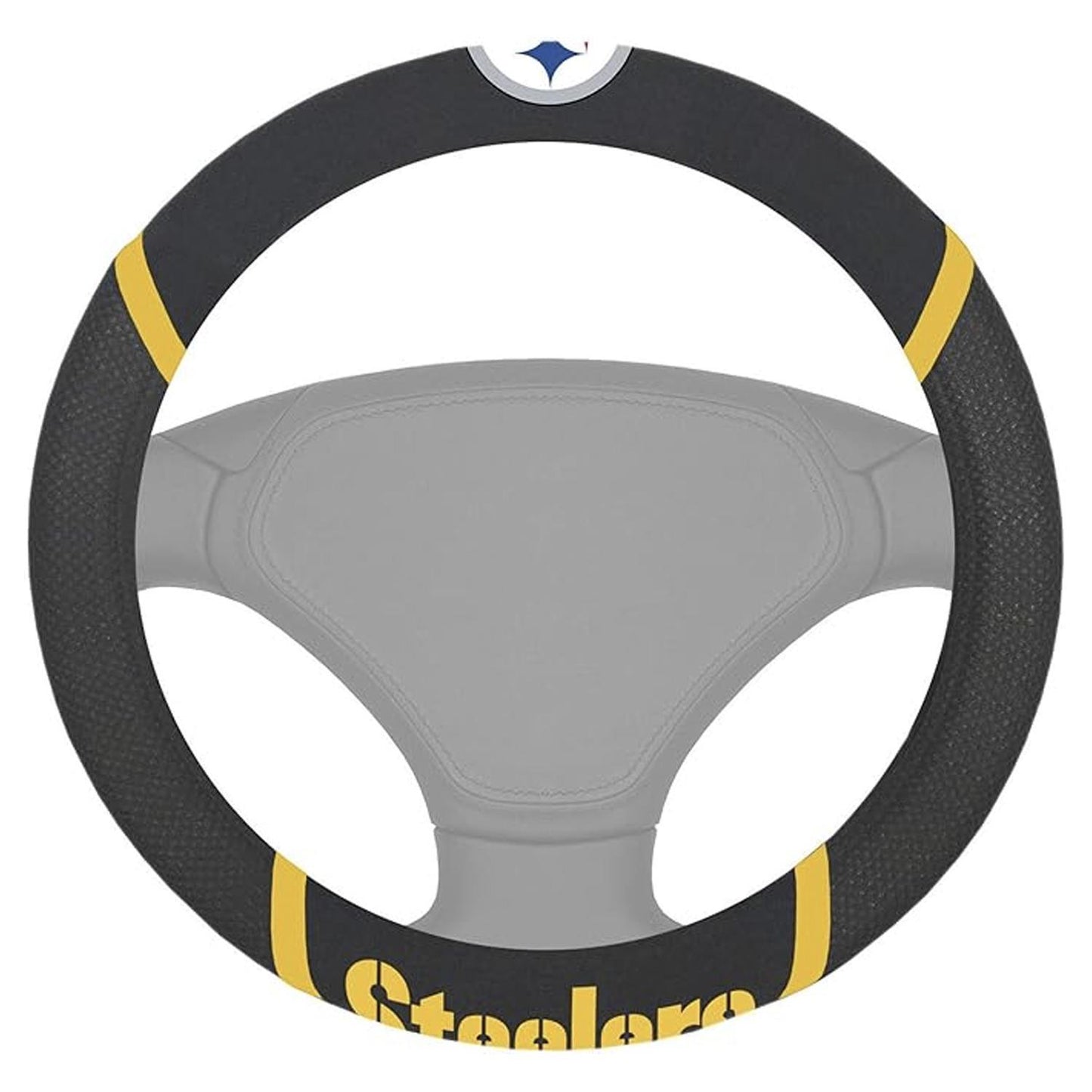 Pittsburgh Steelers Embroidered Steering Wheel Cover