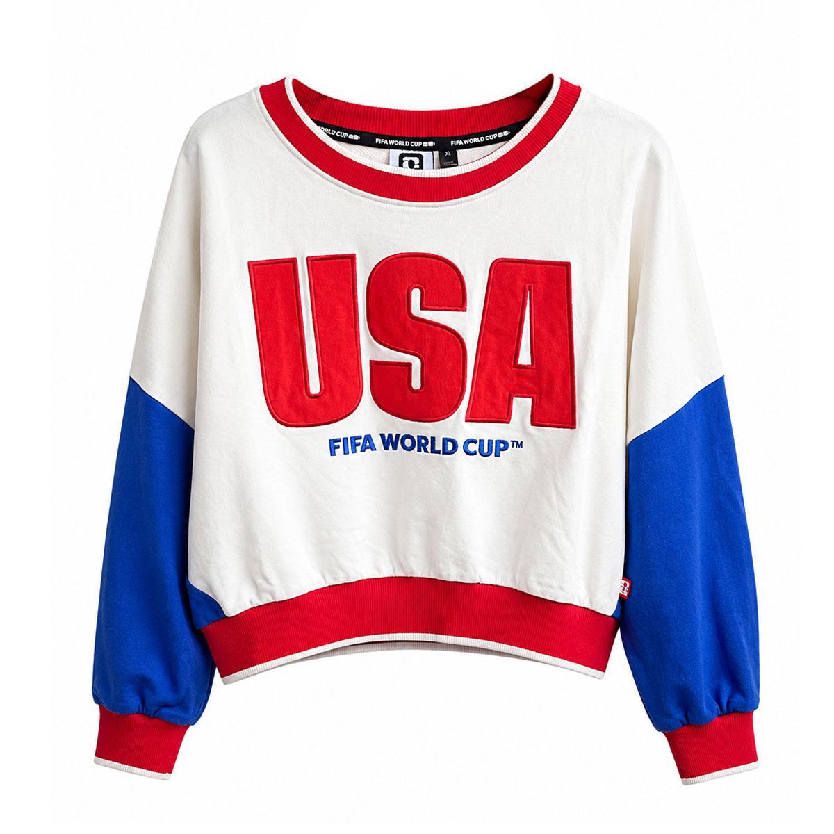 FIFA World Cup 2026 USA Crop Sweatshirt