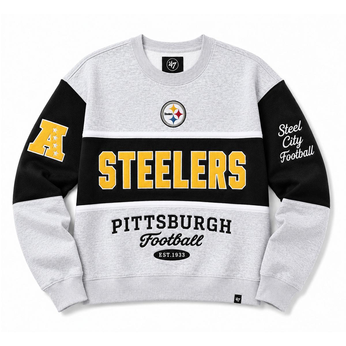 Pittsburgh Steel City Football Heavyweight Pullover Sweatshirt