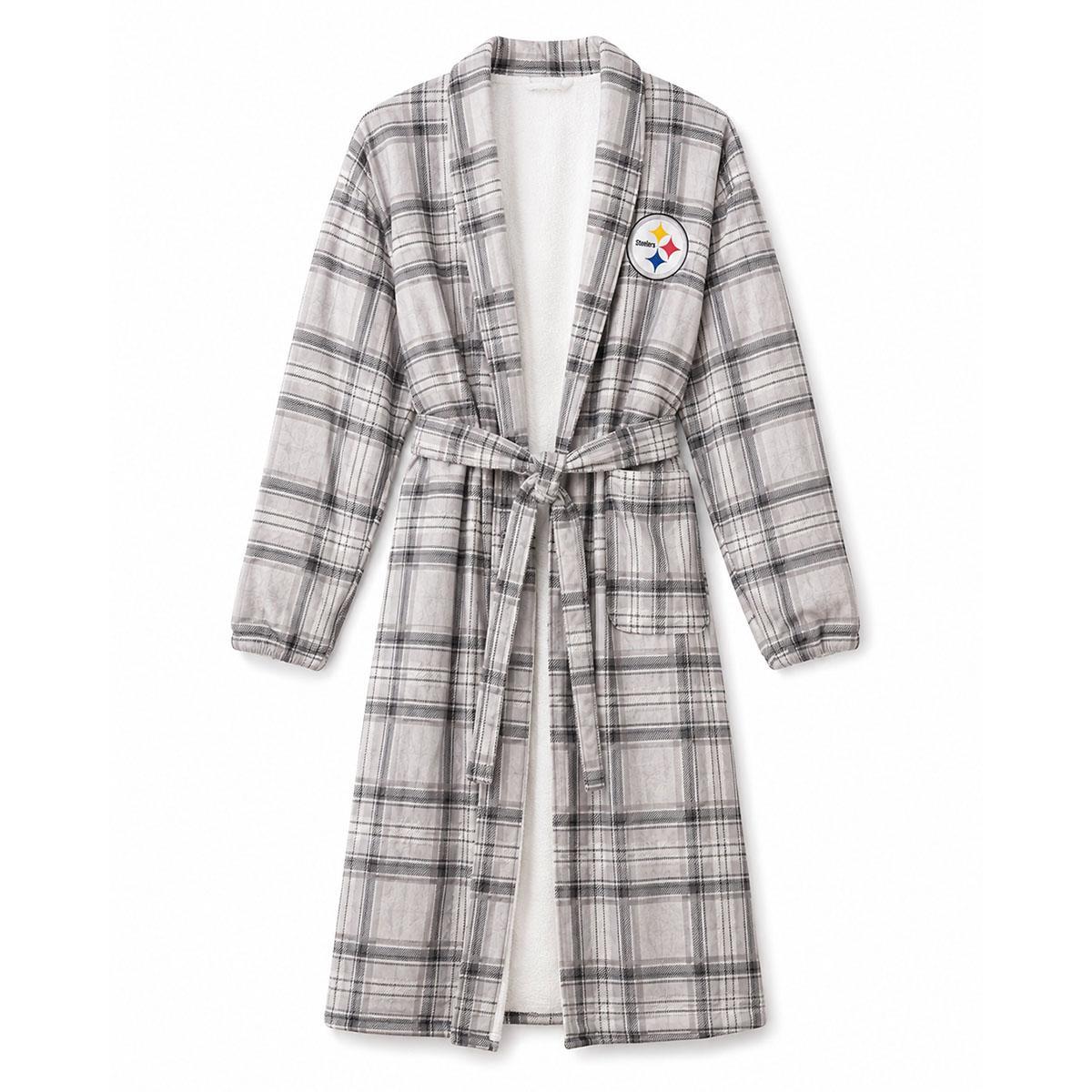 Pittsburgh Steelers Lightweight Flannel Robe