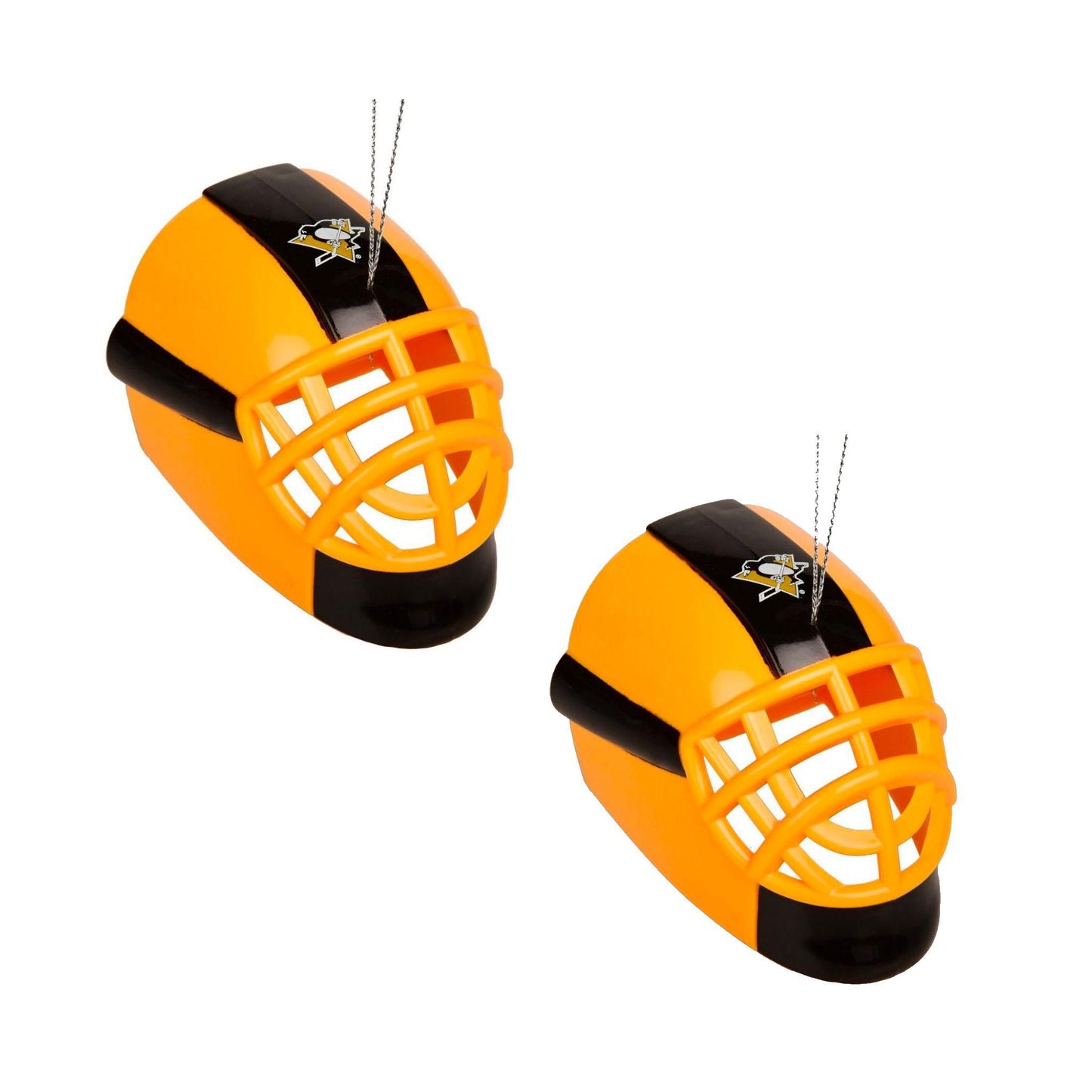 Pittsburgh Penguins Helment Ornament 2-Pack