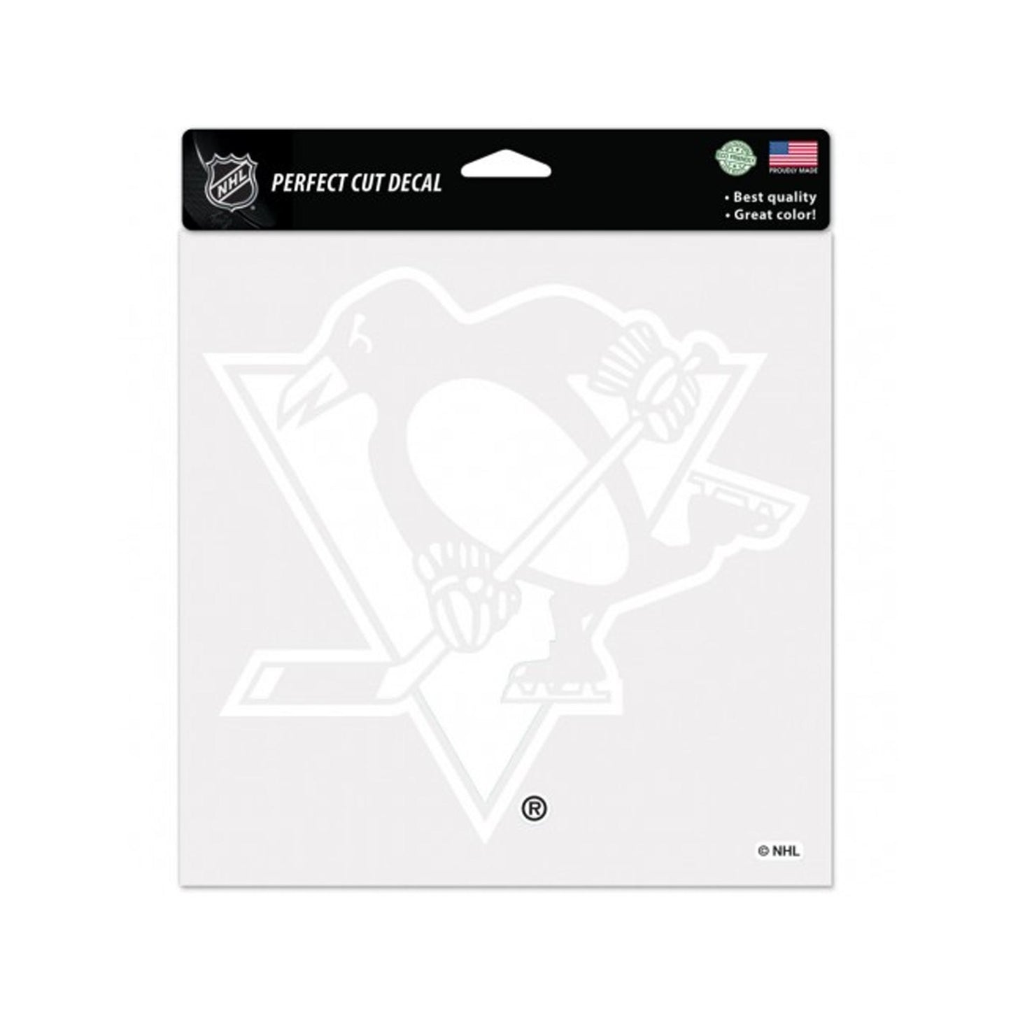 Pittsburgh Penguins 8"x8" Perfect Cut Decal
