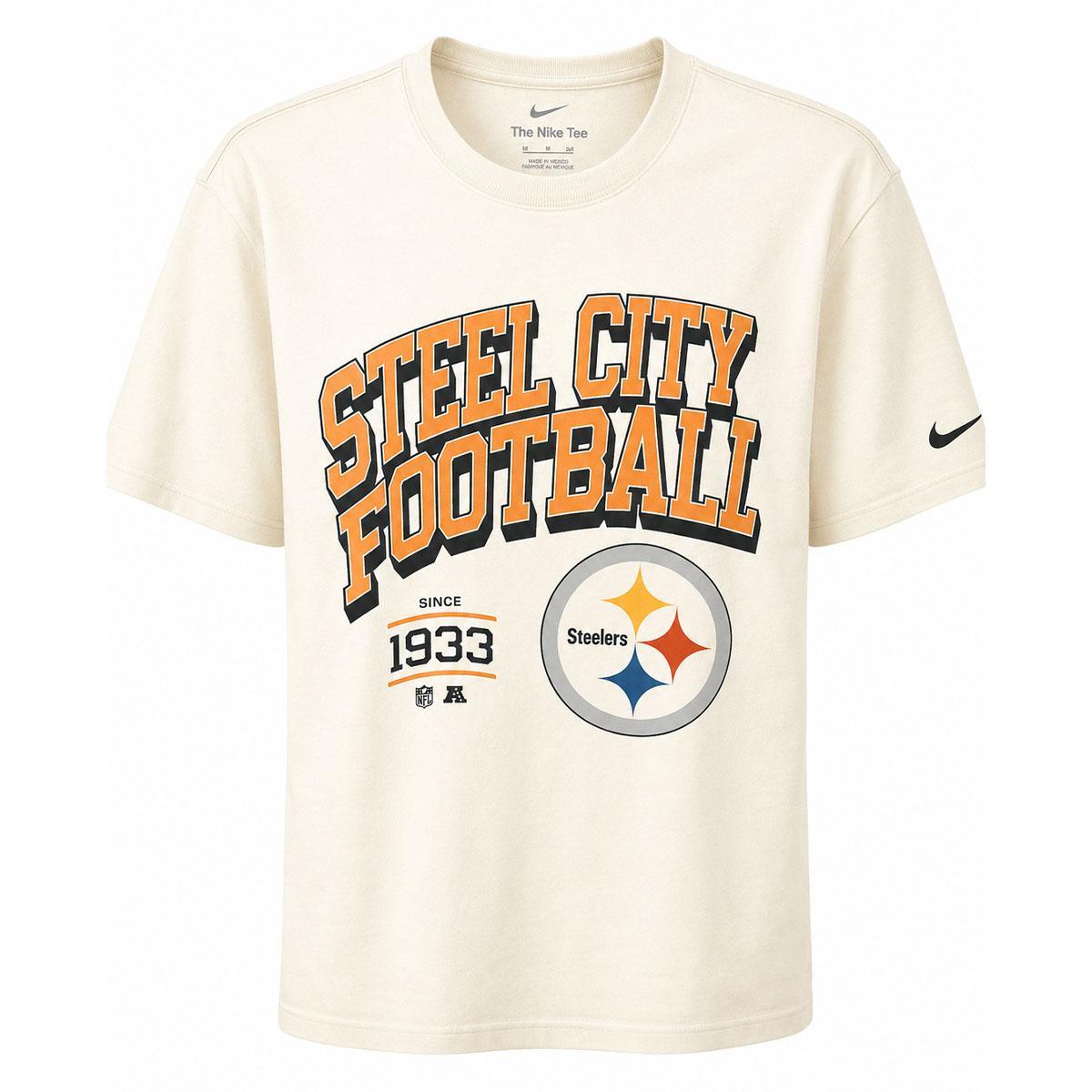 Pittsburgh Steelers Steel City Football Tee