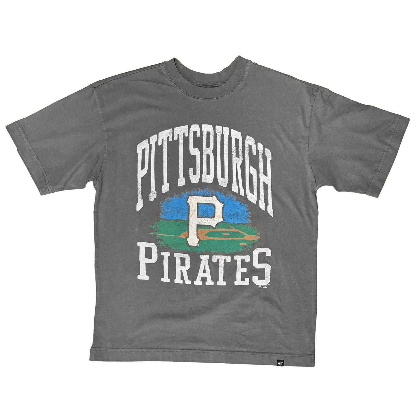 '47 Brand Pittsburgh Pirates Dark Grey Tee