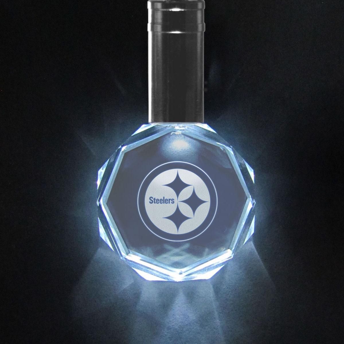 Pittsburgh Steelers Crystal LED Keychain