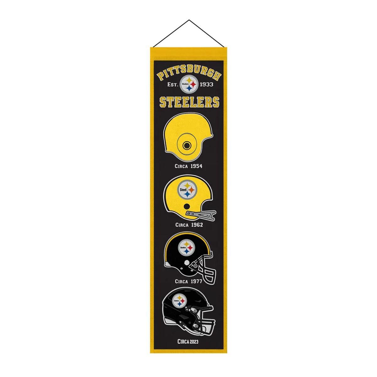 Pittsburgh Steelers Winning Streak Heritage Banner