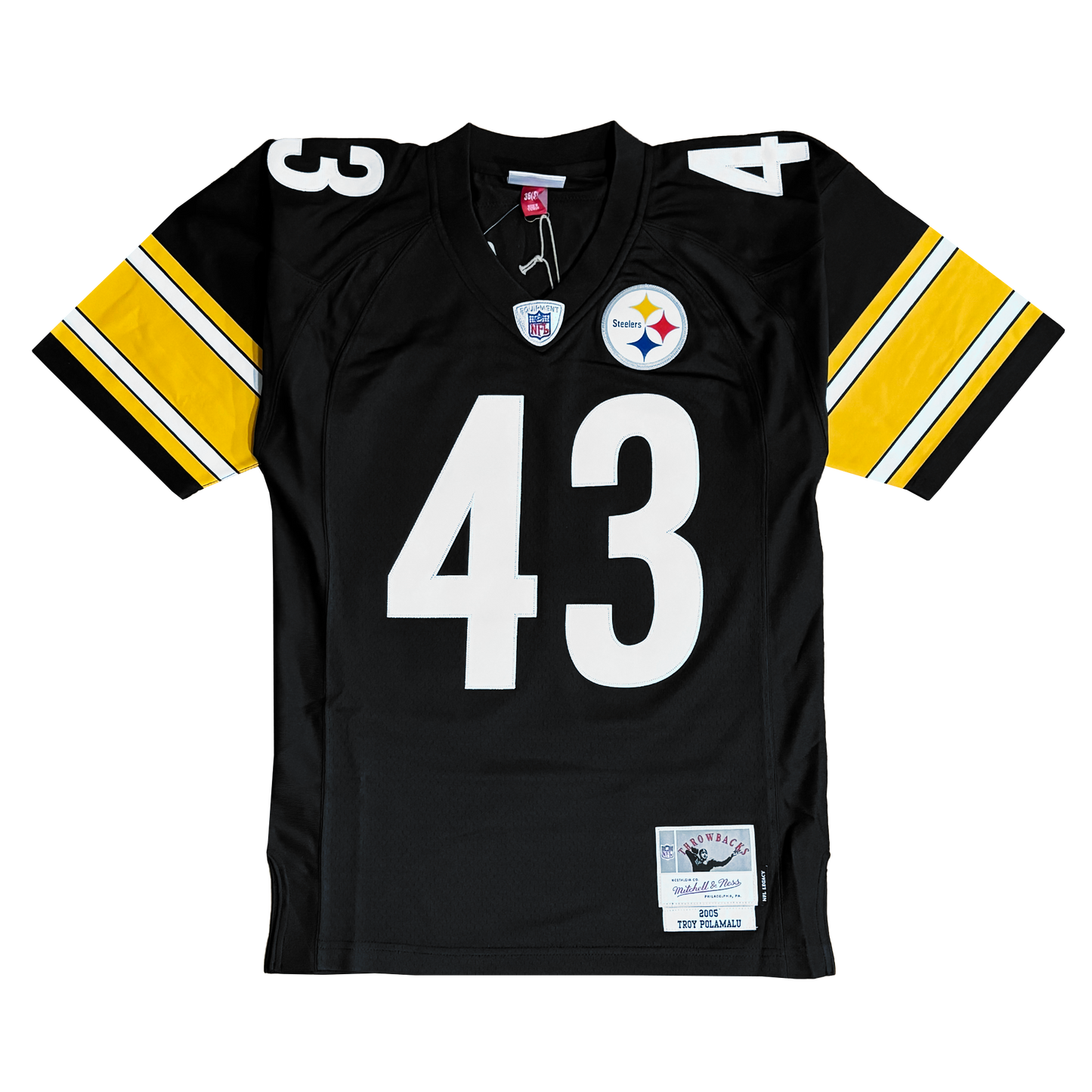 Troy Polamalu #43 Mitchell & Ness Throwbacks 2005 NFL Legacy Jersey