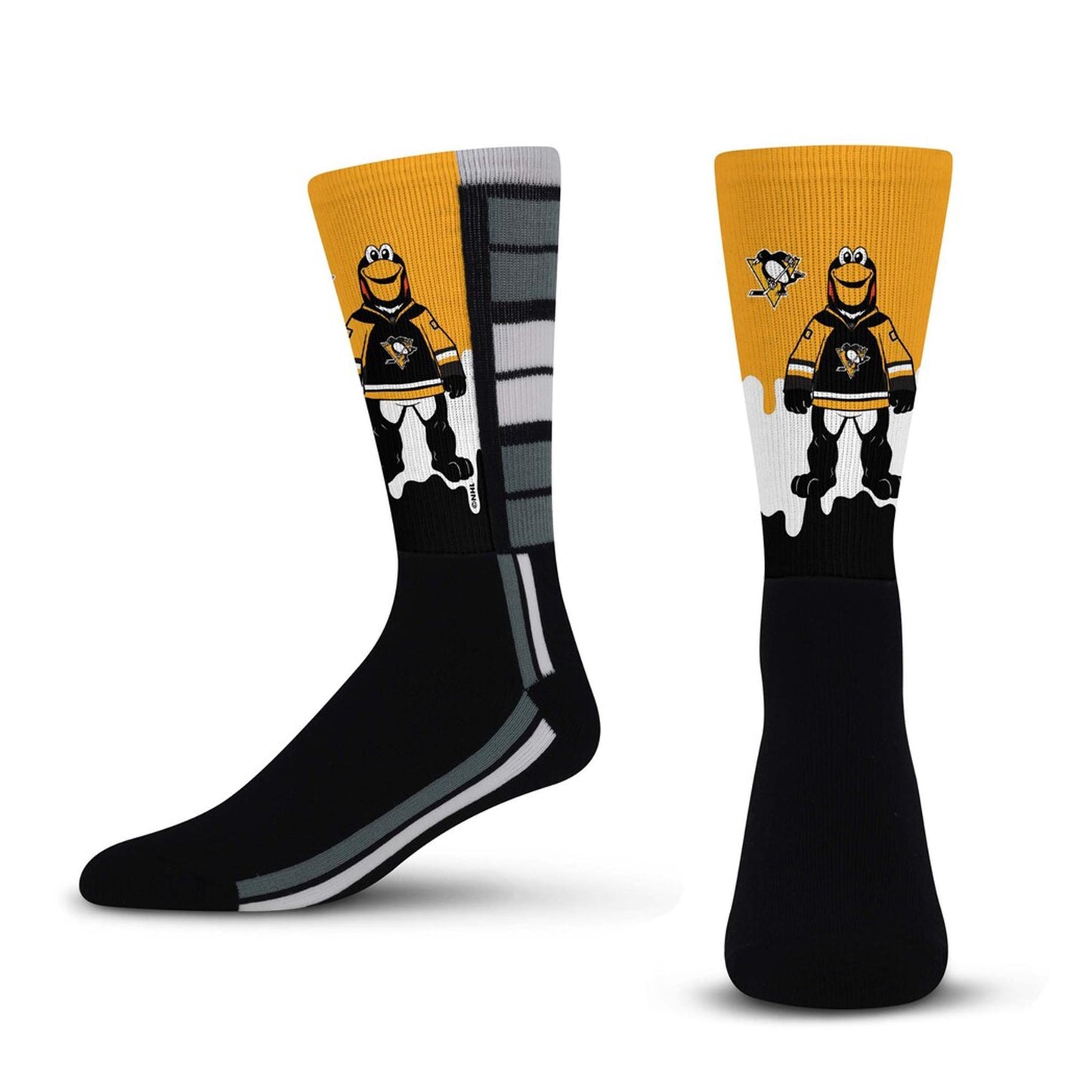 Pittsburgh Penguins Mascot Drip Crew Socks