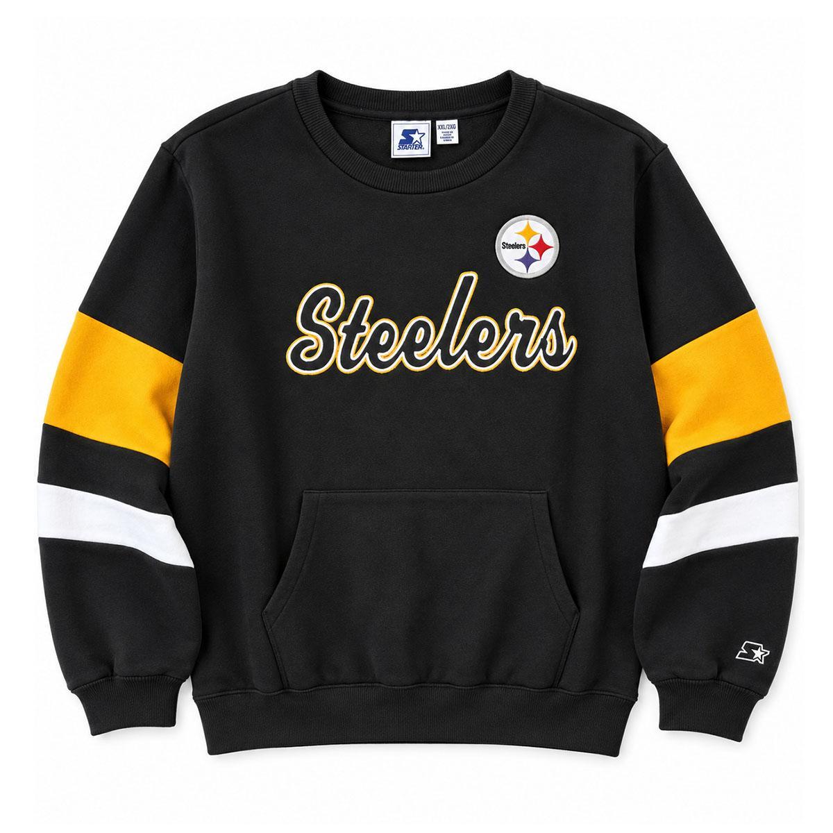 Pittsburgh Steelers Women's Script Starter Pullover