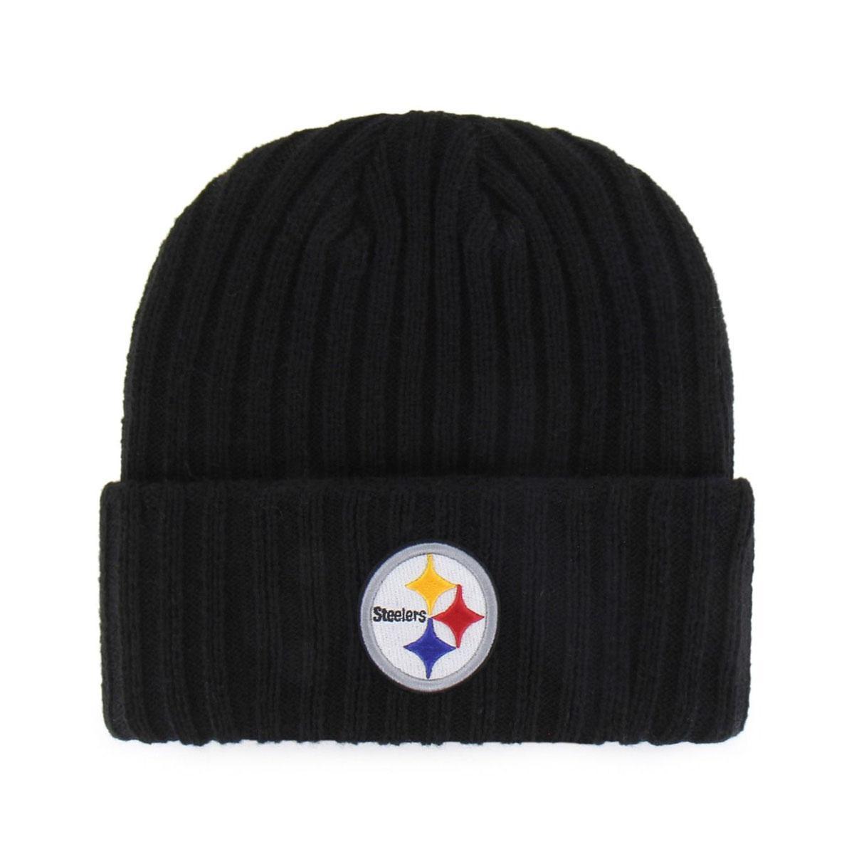 Pittsburgh Steelers '47 Brand Snowdrift Ribbed Knit Hat