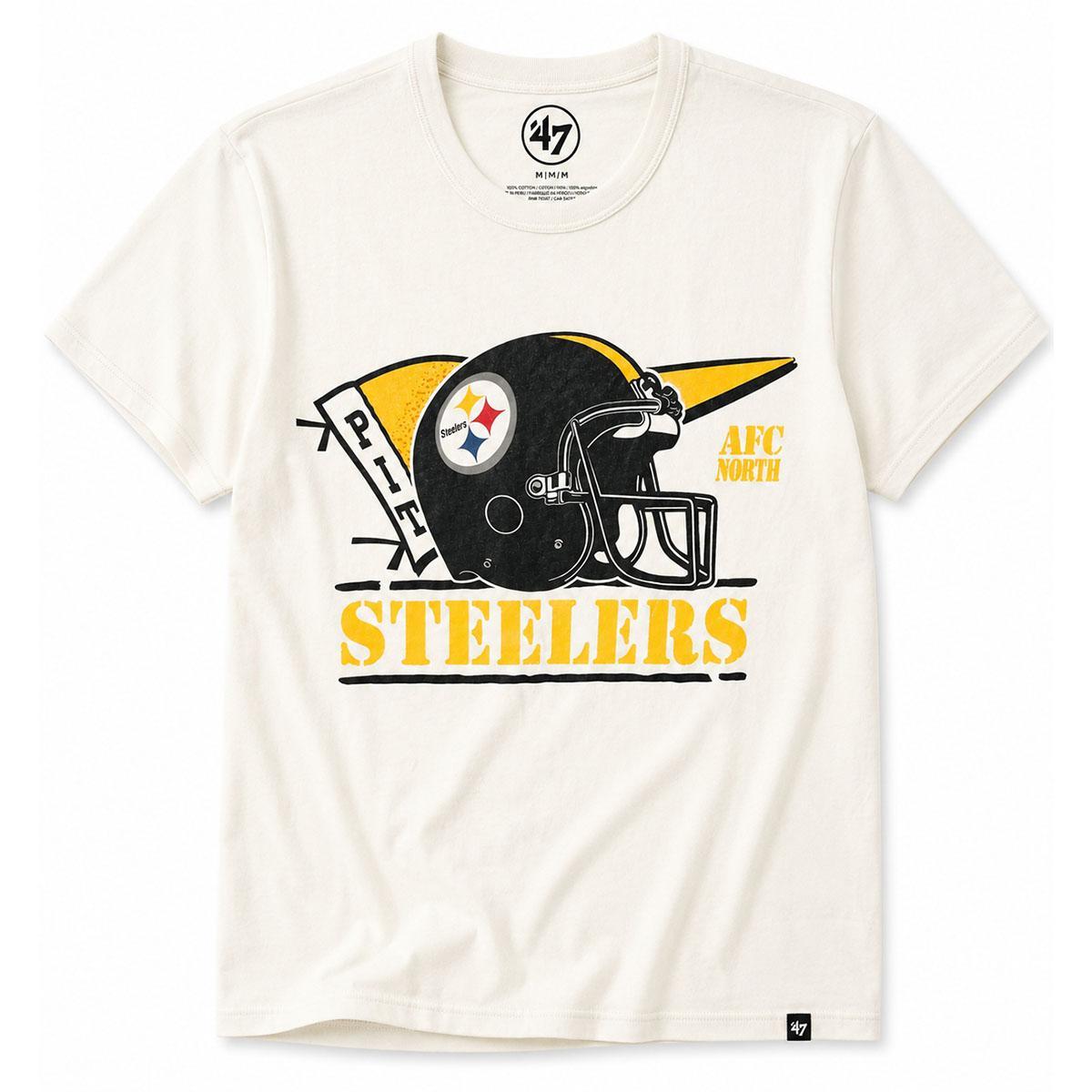 Pittsburgh Steelers Historic AFC North Sandstone Tee