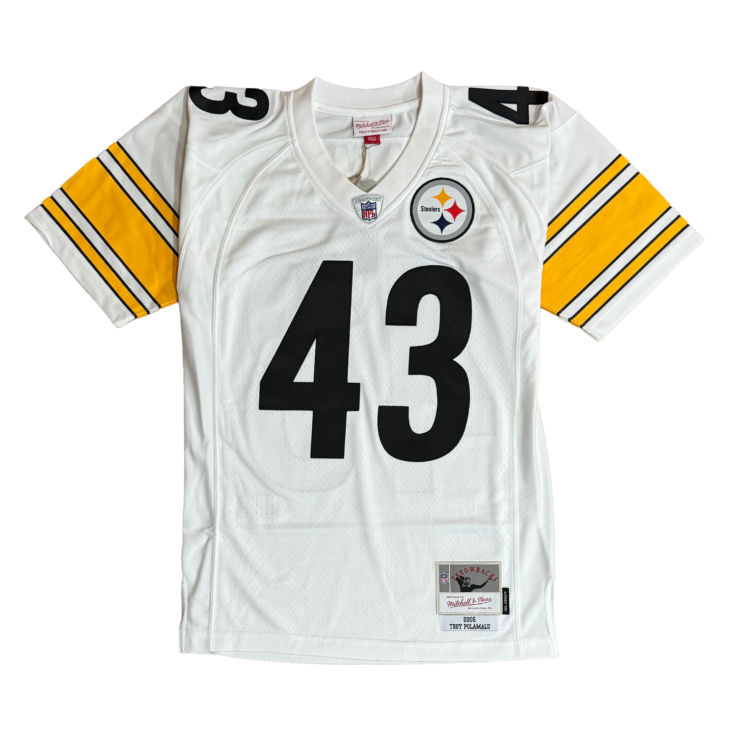 Troy Polamalu #43 Mitchell & Ness Throwbacks 2005 NFL Legacy Alternate Jersey
