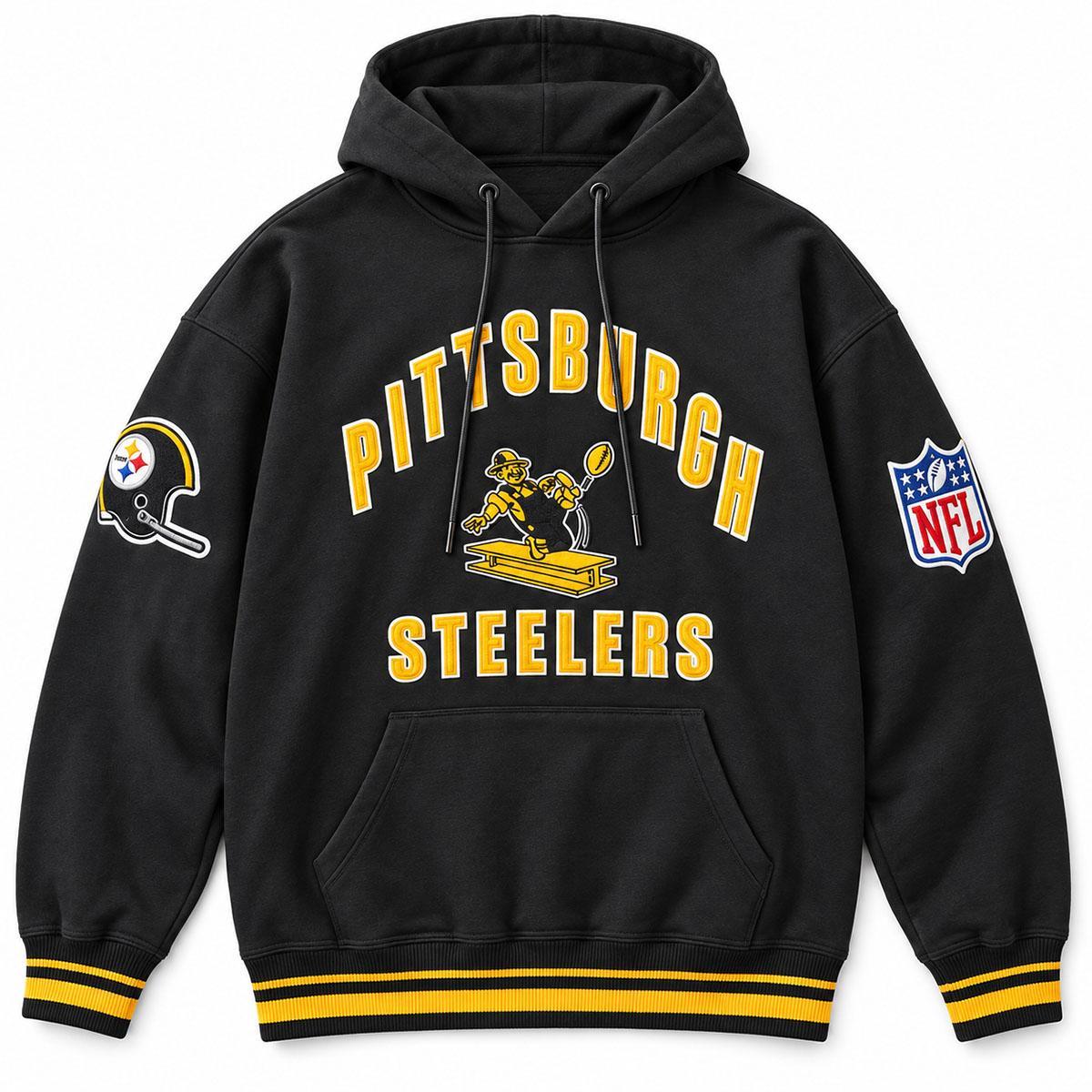 Pittsburgh Steelers Pro Standard Vintage Bye Pullover Hoodie