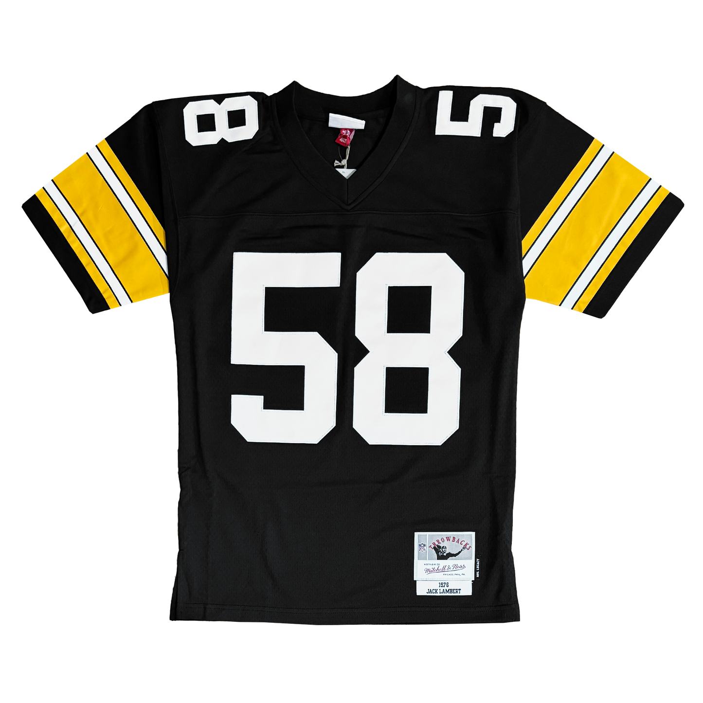 Jack Lambert #58 Mitchell & Ness Throwbacks 1976 NFL Legacy Jersey