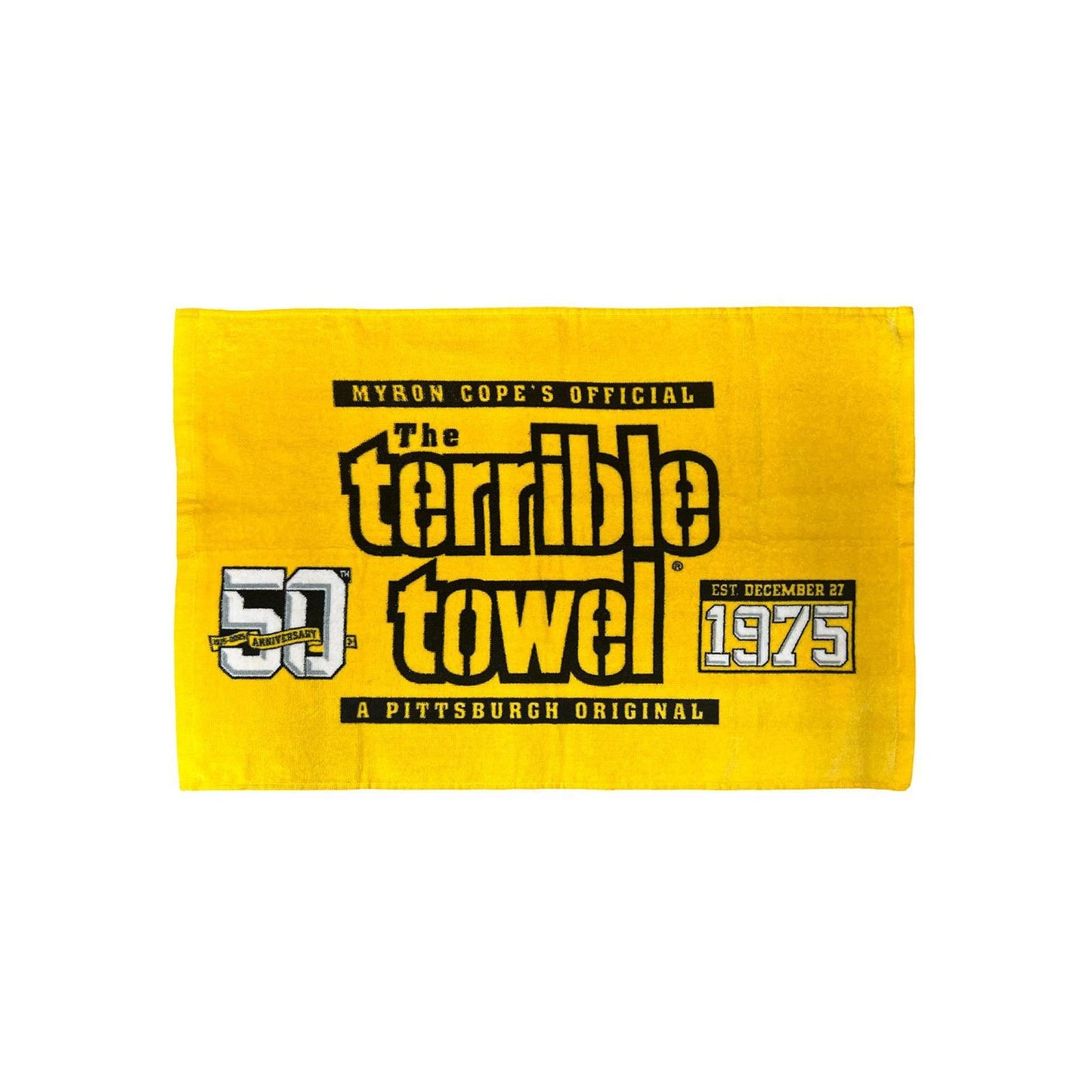 Pittsburgh Steelers 50th Anniversary Printed Terrible Towel