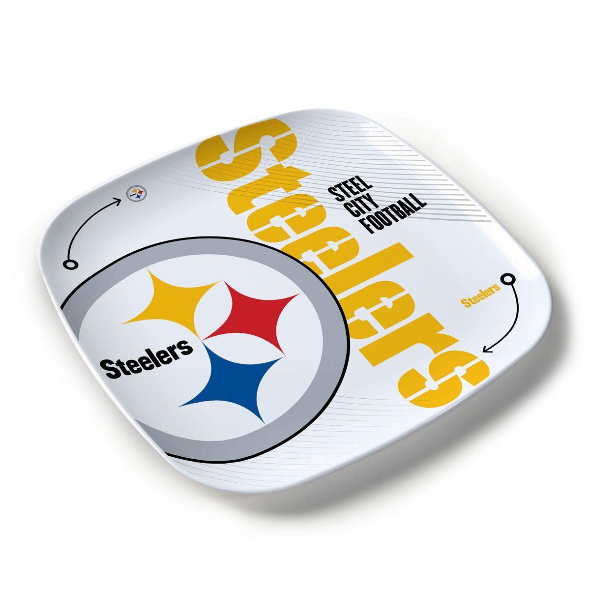 Pittsburgh Steelers 10" Melamine Plate