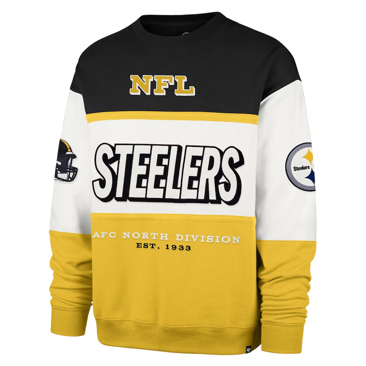 Pittsburgh Steelers '47 Breeze Maximalist Sweatshirt