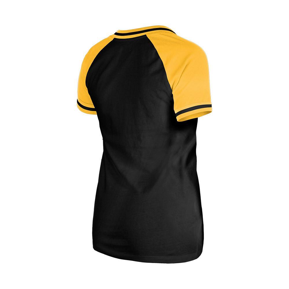 Pittsburgh Pirates Women's Glitter Logo Top