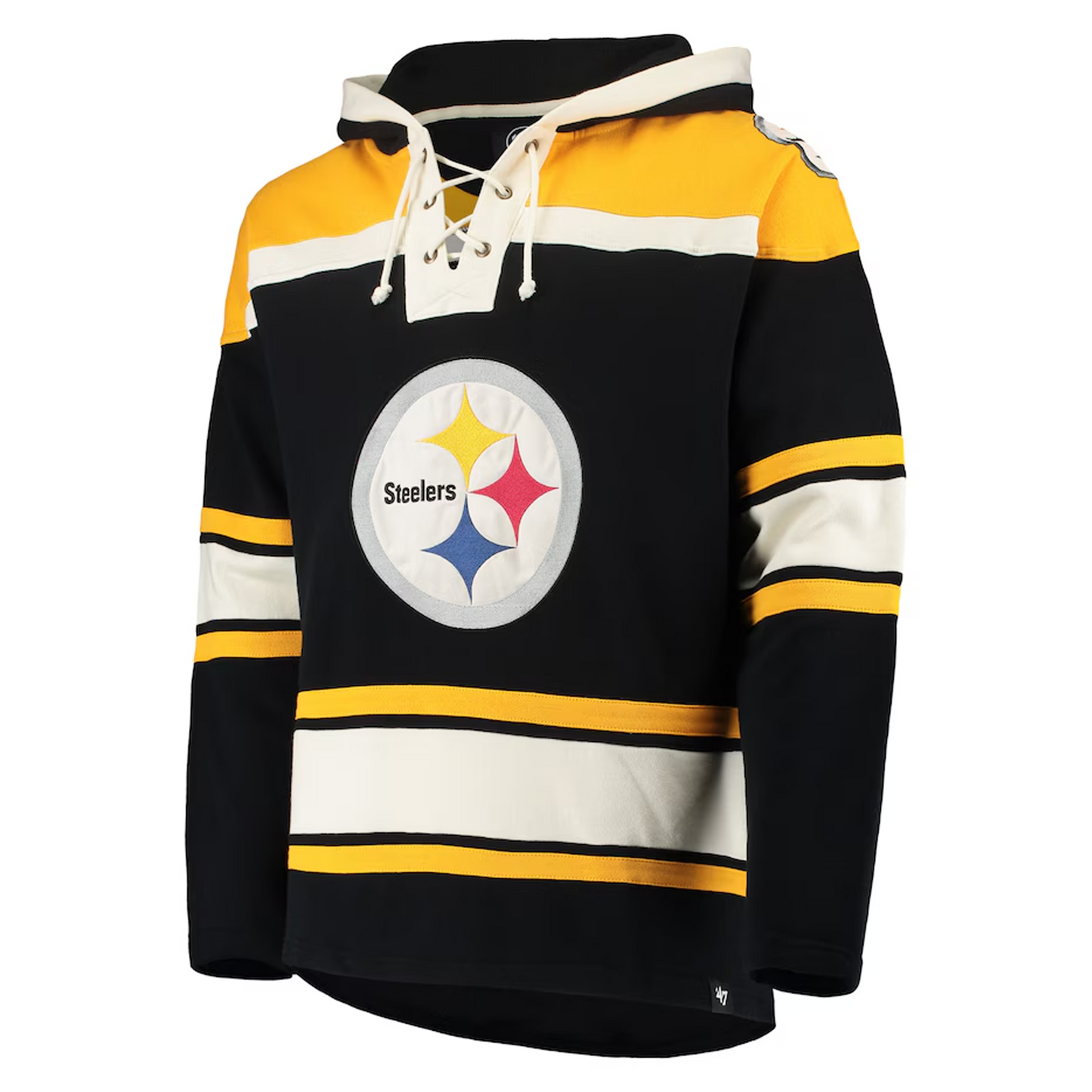 Pittsburgh Steelers '47 Lacer V-Neck Pullover