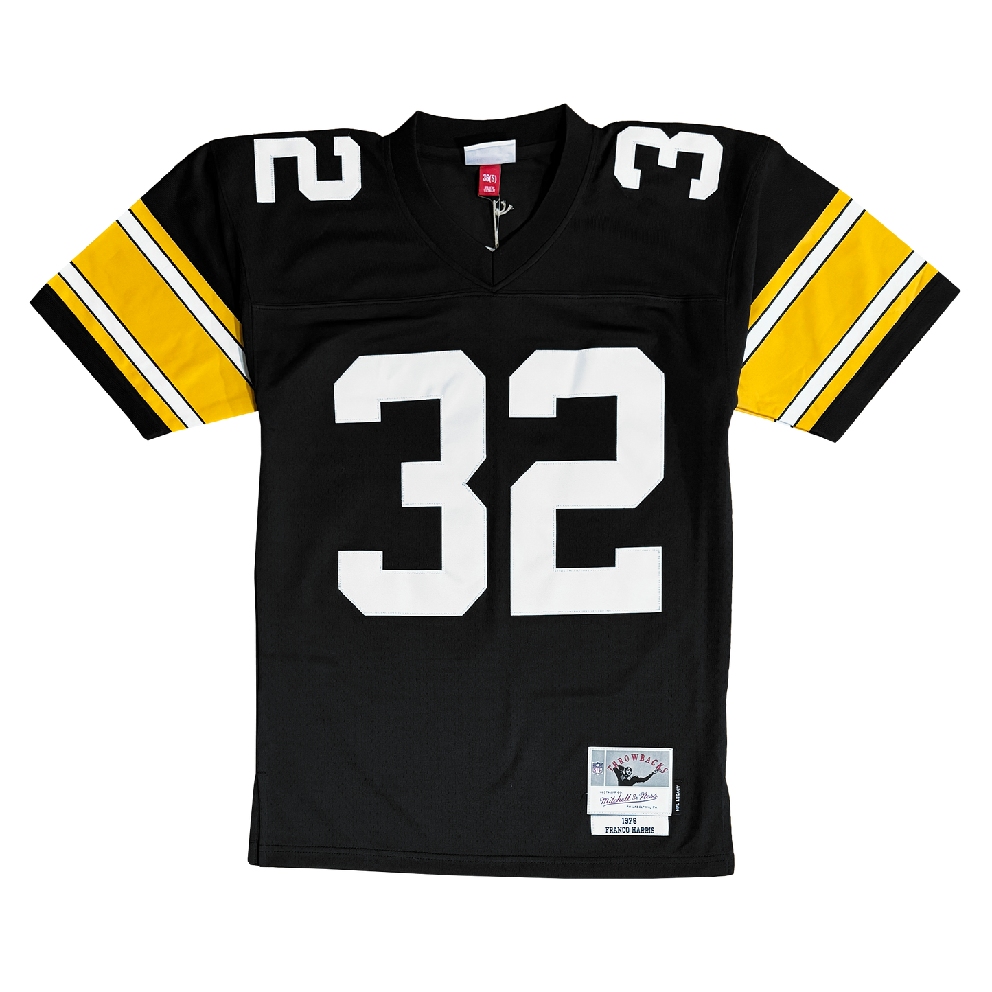 Franco Harris #32 Mitchell & Ness Throwbacks 1976 NFL Legacy Jersey