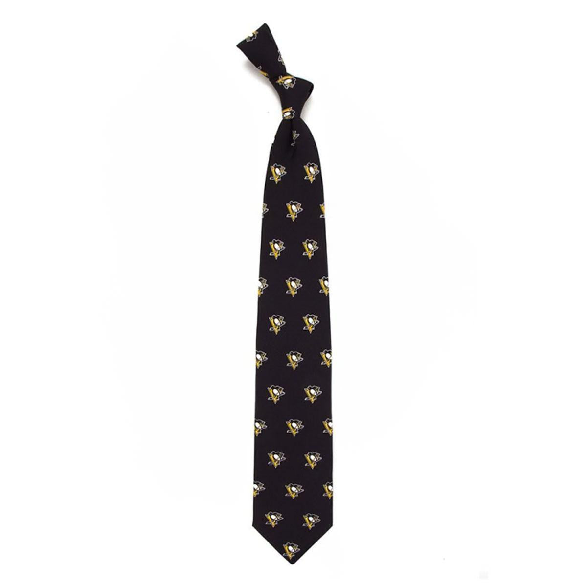 Pittsburgh Penguins Scatter Logo Tie