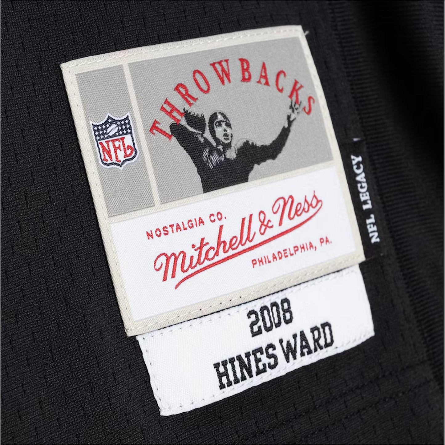 Hines Ward #86 Mitchell & Ness Throwbacks 2008 NFL Legacy Jersey