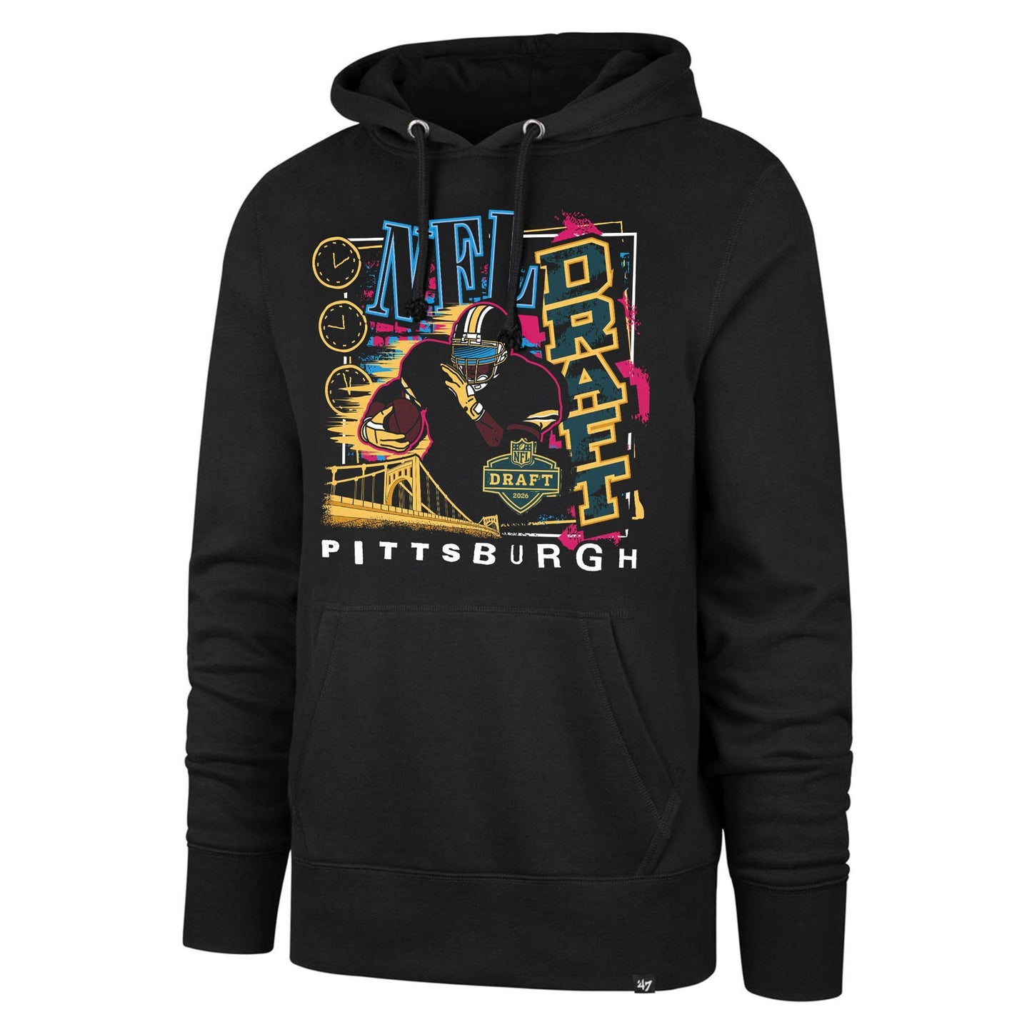 '47 Pittsburgh 2026 NFL Draft Color Block Hoodie