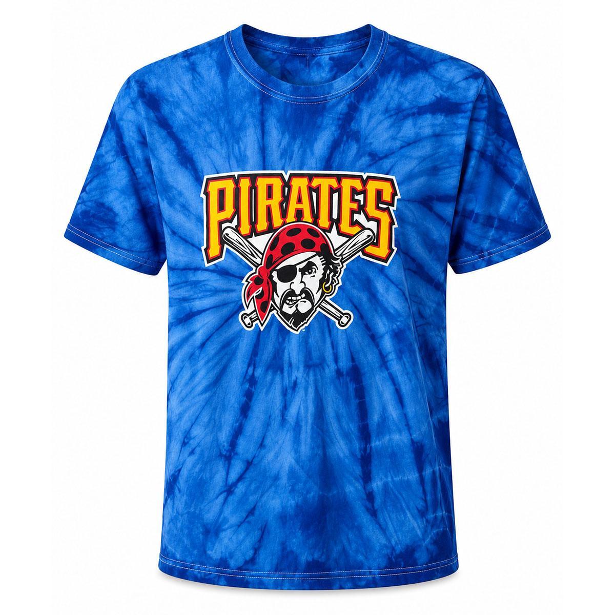 Pittsburgh Pirates Classic Blue Tie Dye Tee