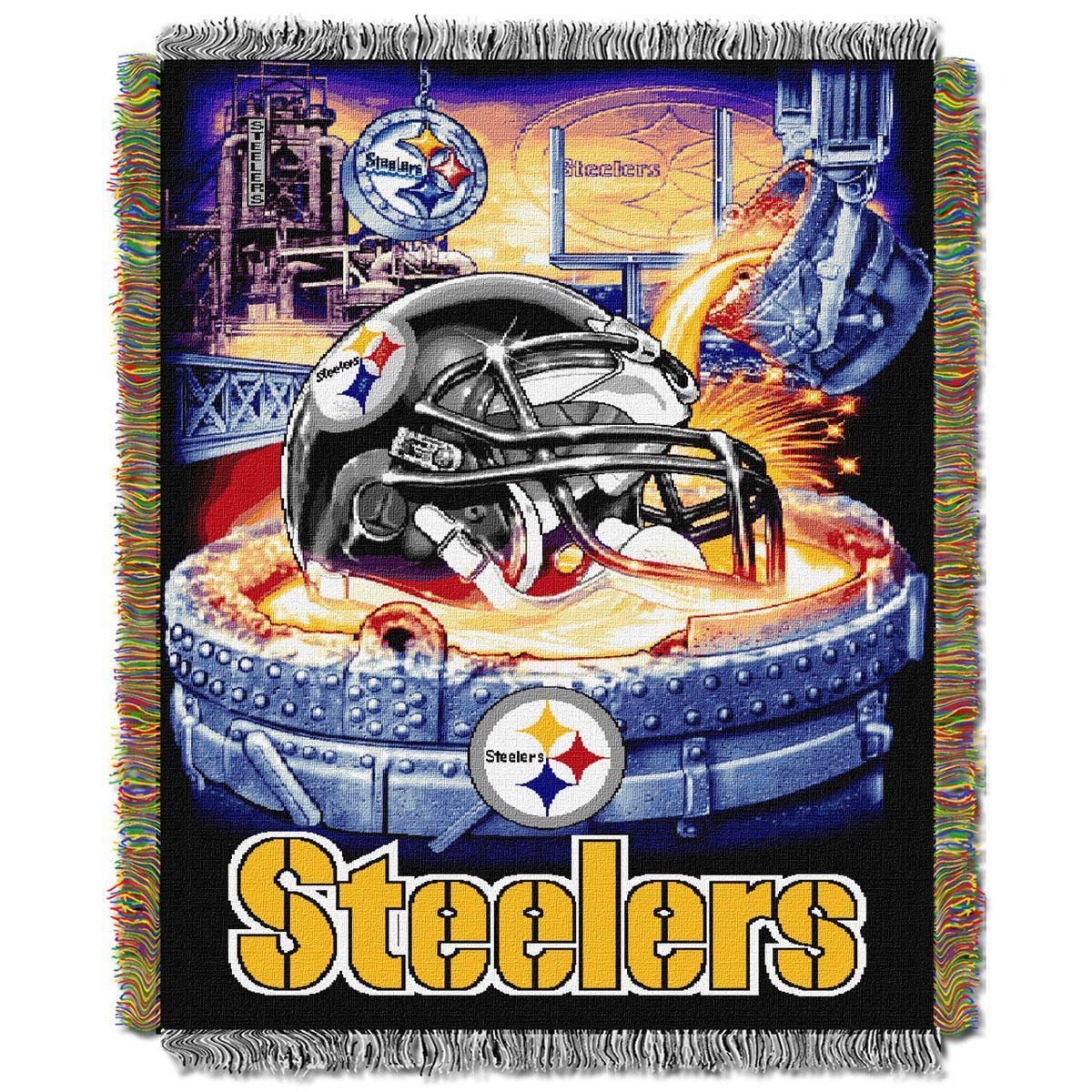 Pittsburgh Steelers Woven Tapestry Throw