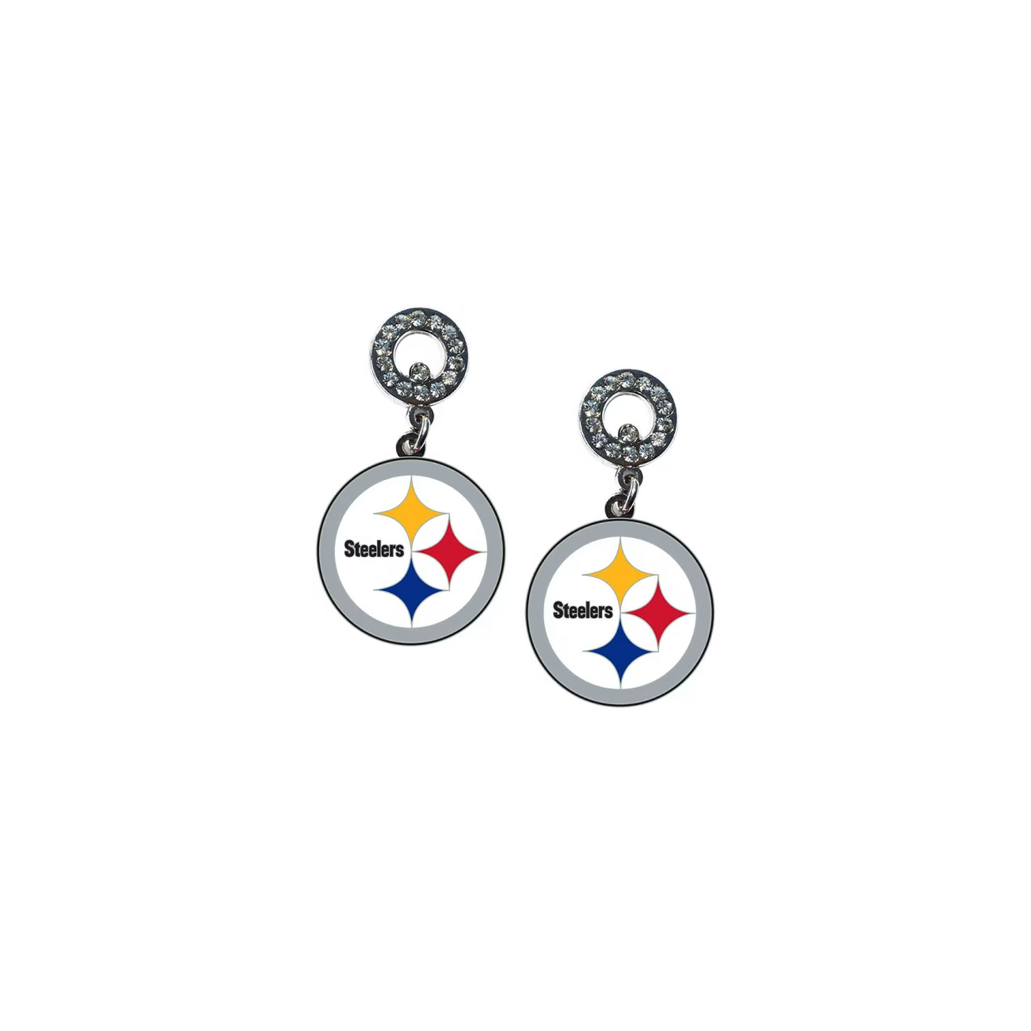 Pittsburgh Steelers Rhinestone Earrings