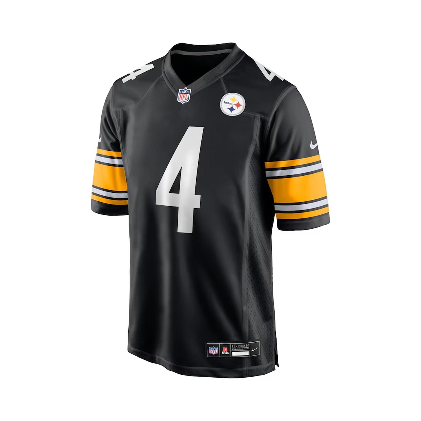 DK Metcalf #4 Pittsburgh Steelers Youth Nike Black Game Jersey