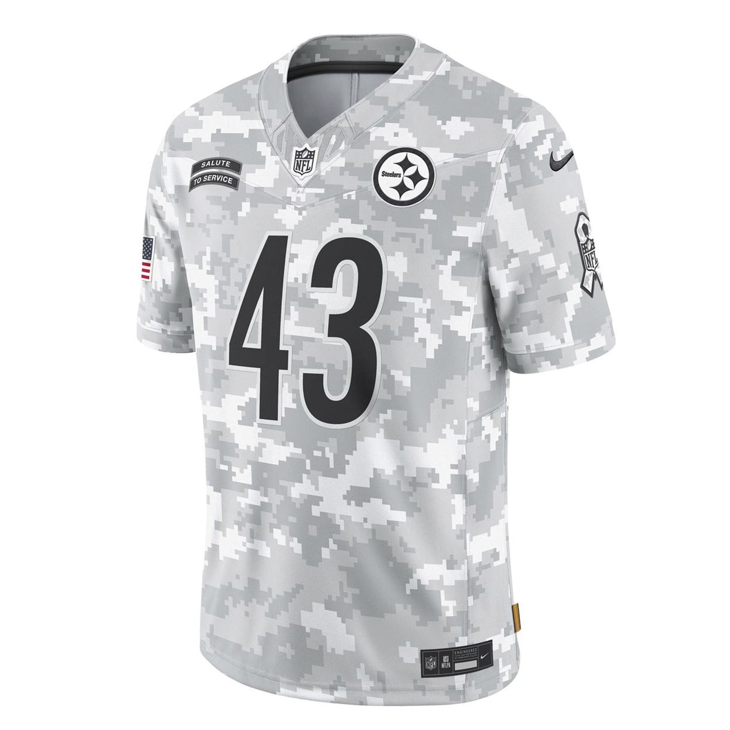 Troy Polamalu #43 Men's Nike Vapor F.U.S.E Limited Salute to Service Jersey