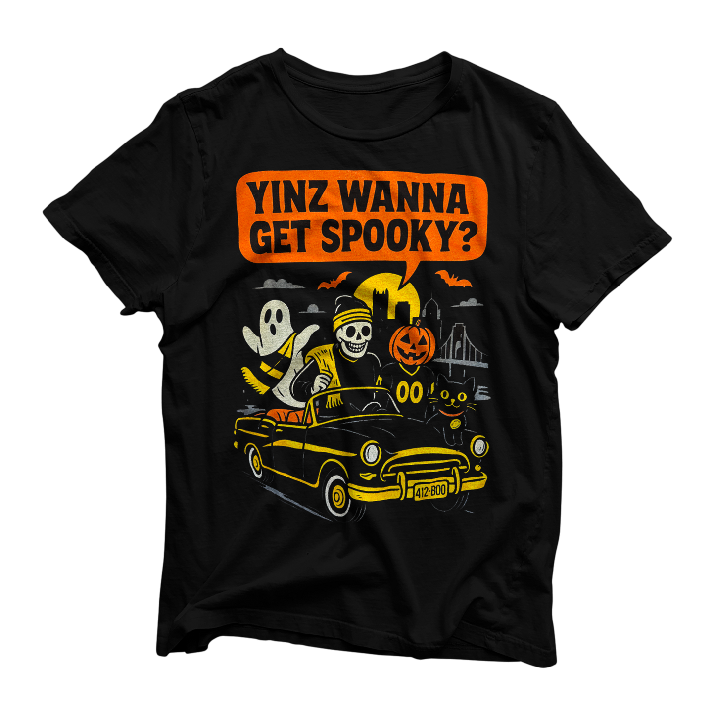 Yinz Wanna Get Spooky Tee