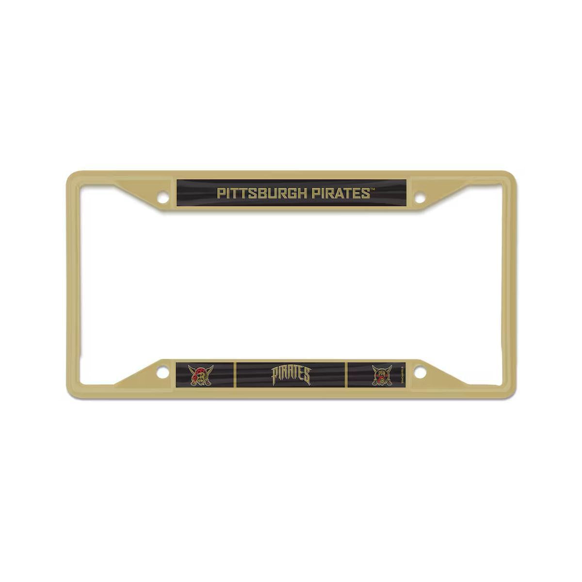 Pittsburgh Pirates 2026 City Connect Laser Cut Metal License Plate Frame
