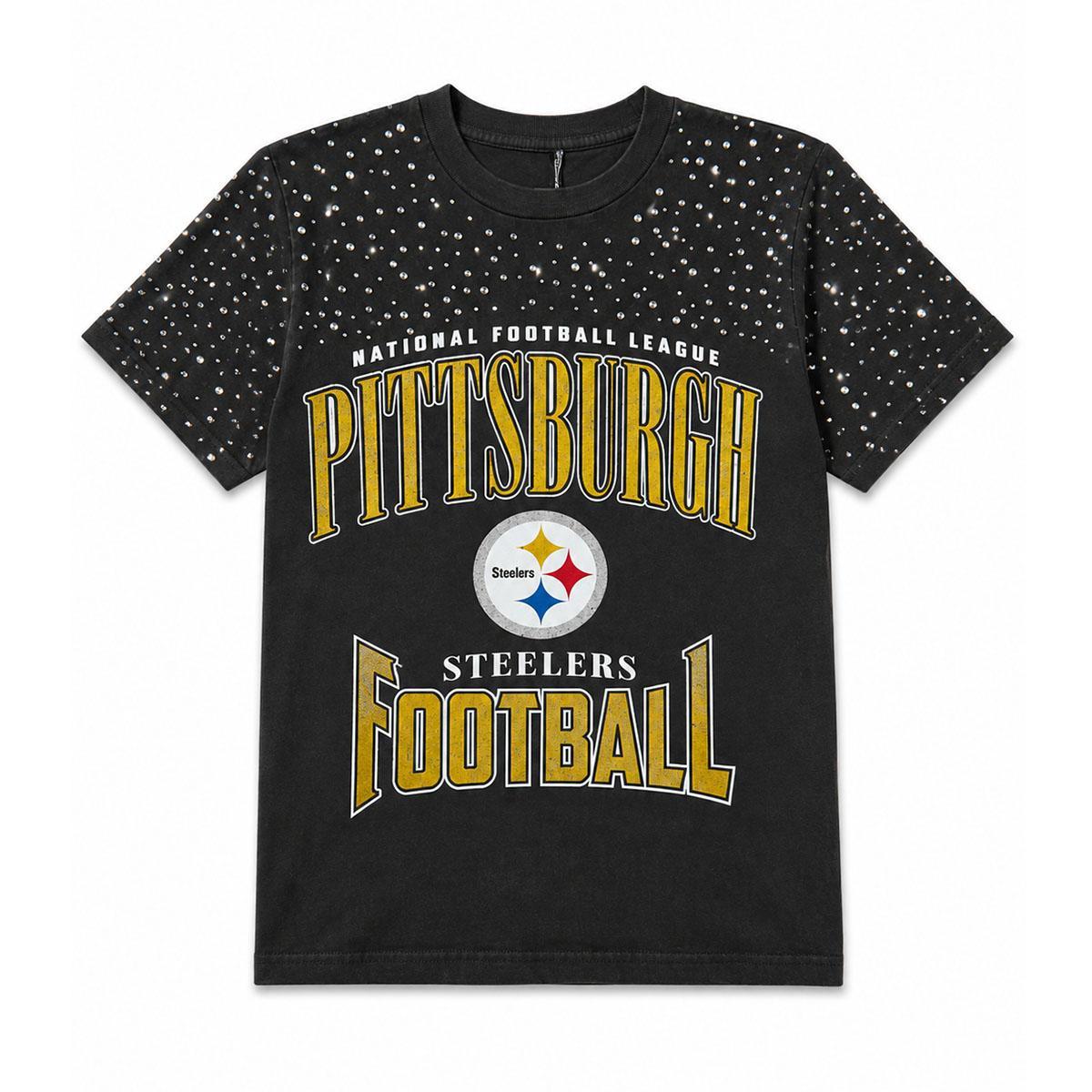 Pittsburgh Steelers Women's Rhinestone Top