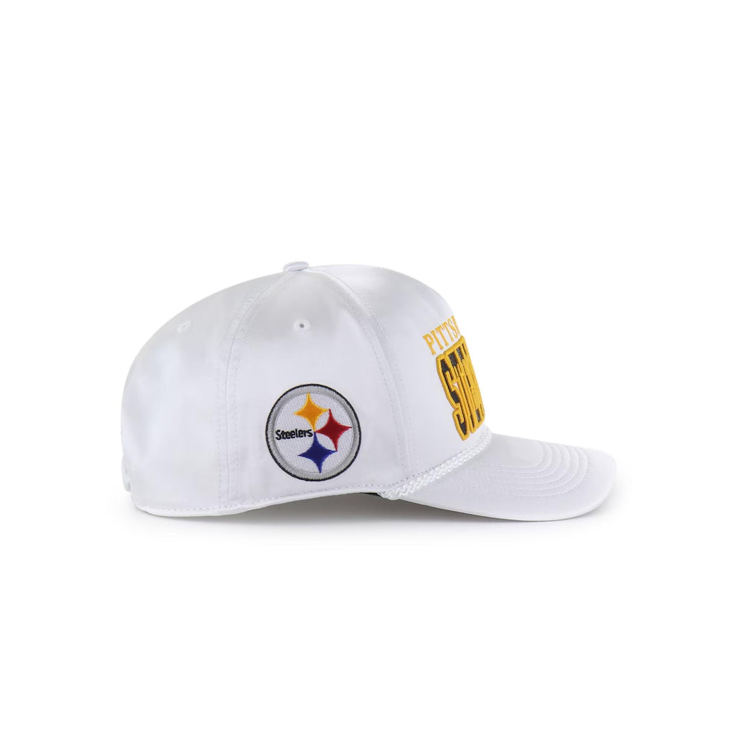 Women's Pittsburgh Steelers '47 White Outspoken Hitch Adjustable Hat
