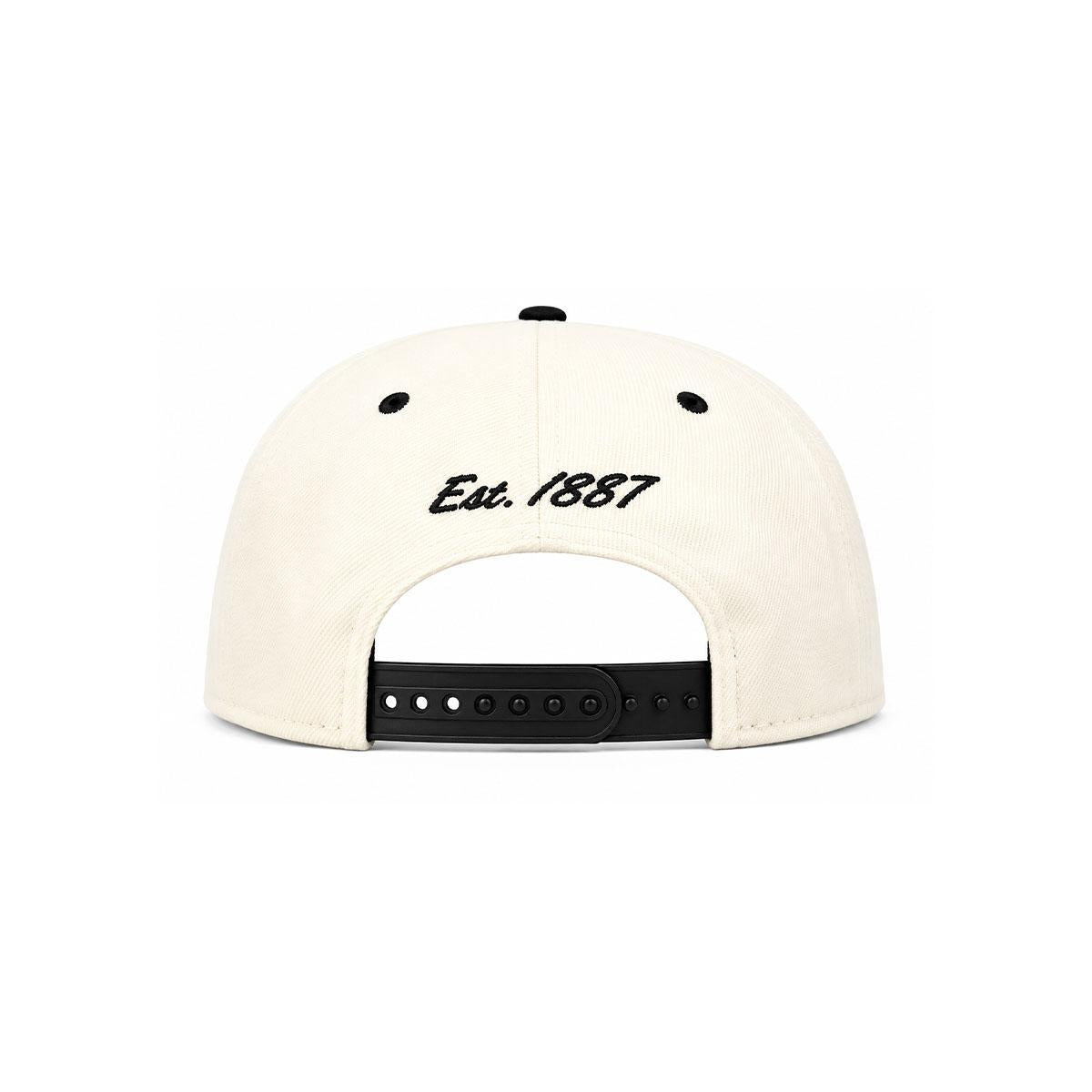Pittsburgh Pirates New Era Cream/Black Arched A-Frame 9FIFTY Adjustable Hat