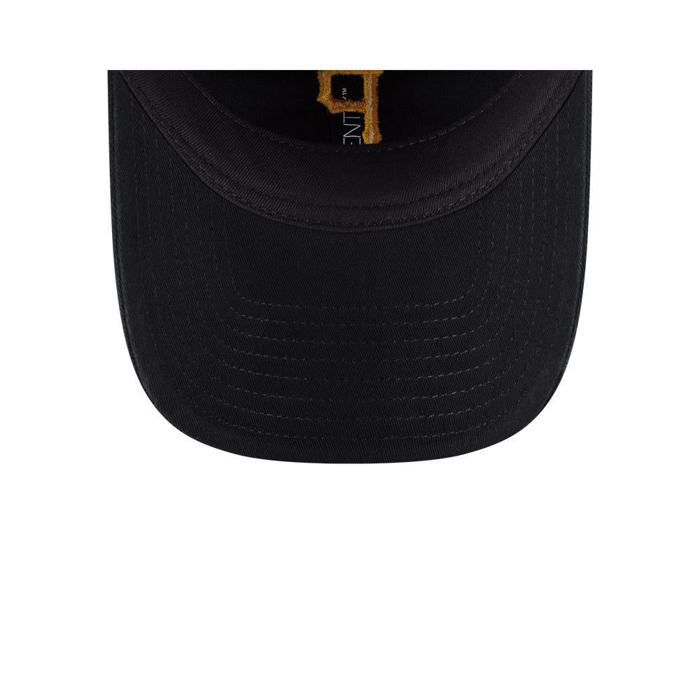 Pittsburgh Pirates Women's Black 9TWENTY Script Adjustable Hat