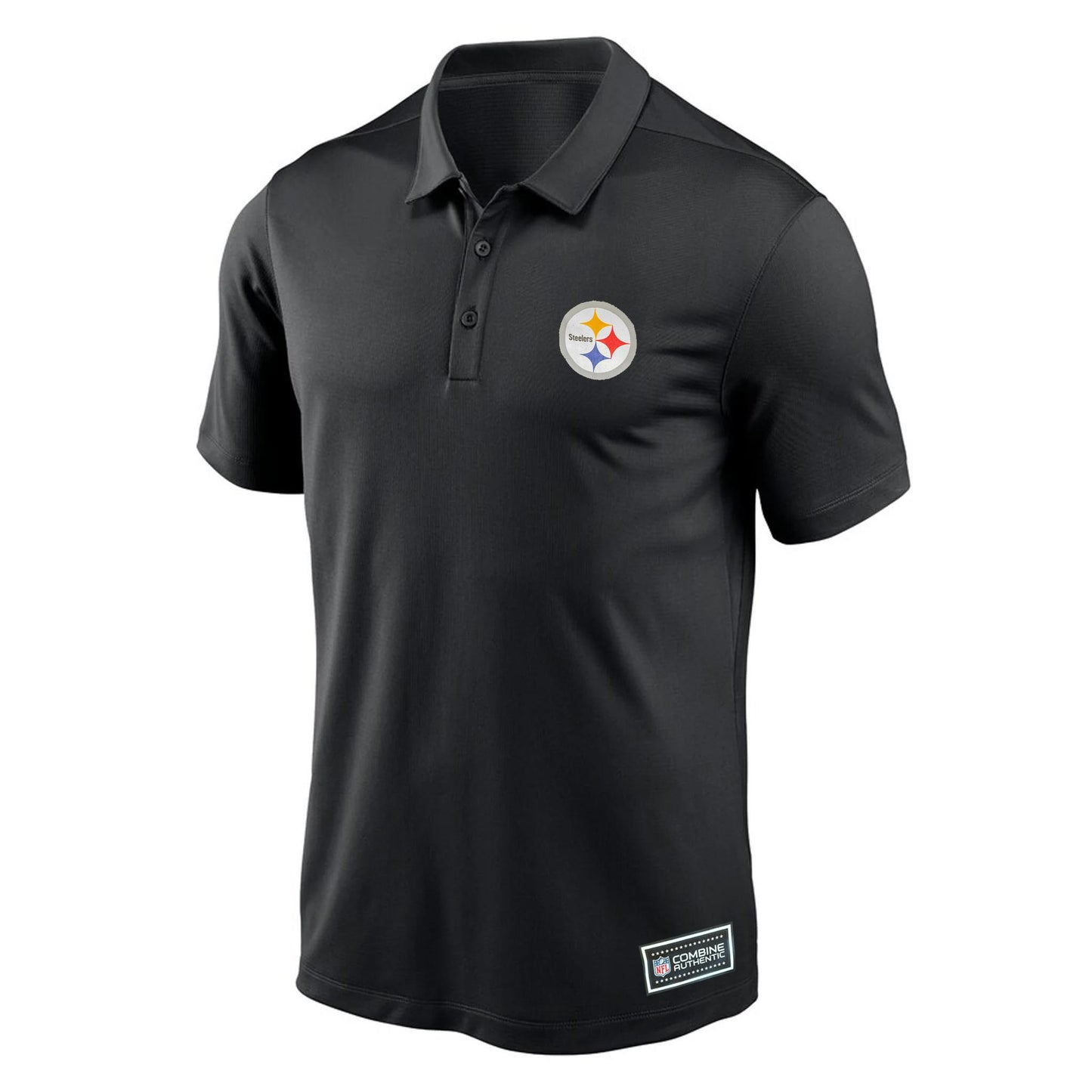New Era Pittsburgh Steelers Combine Authentic Polo Shirt