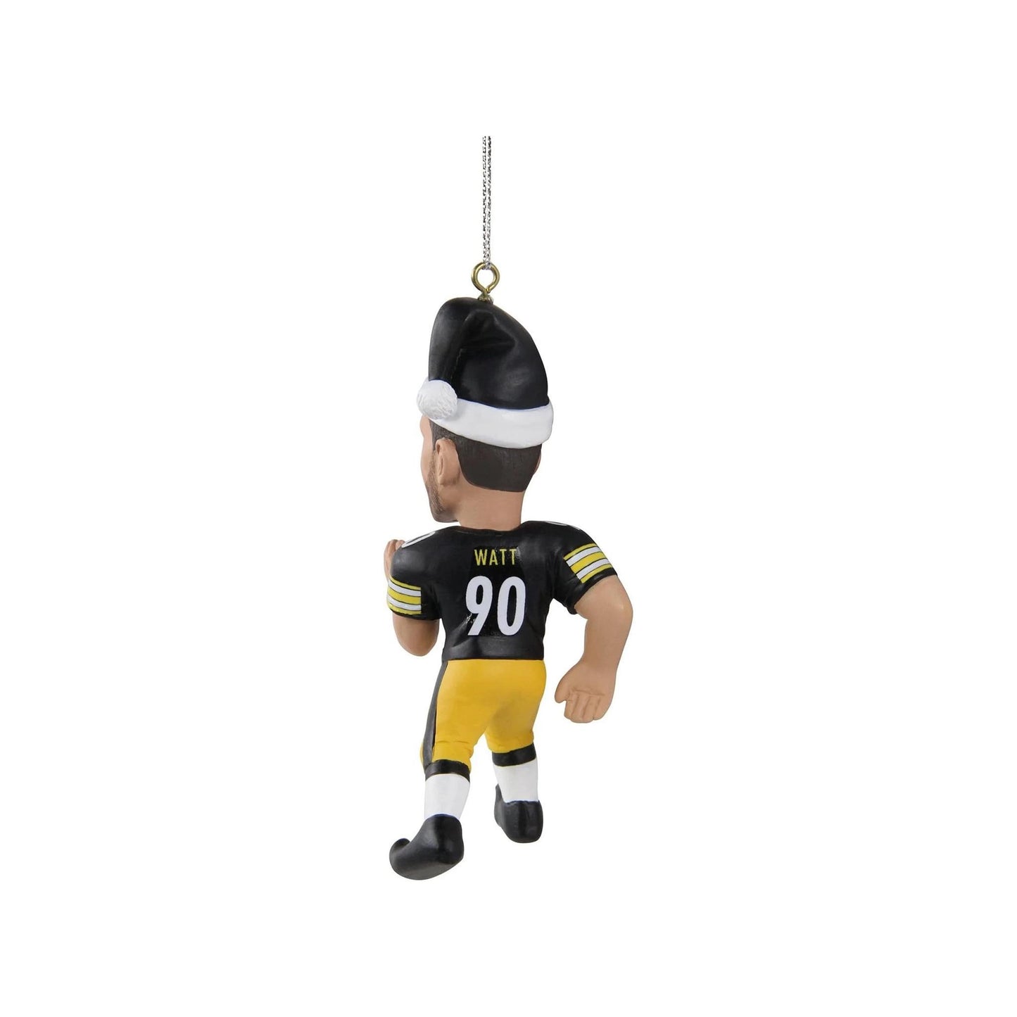 TJ Watt Pittsburgh Steelers Elf Christmas Ornament