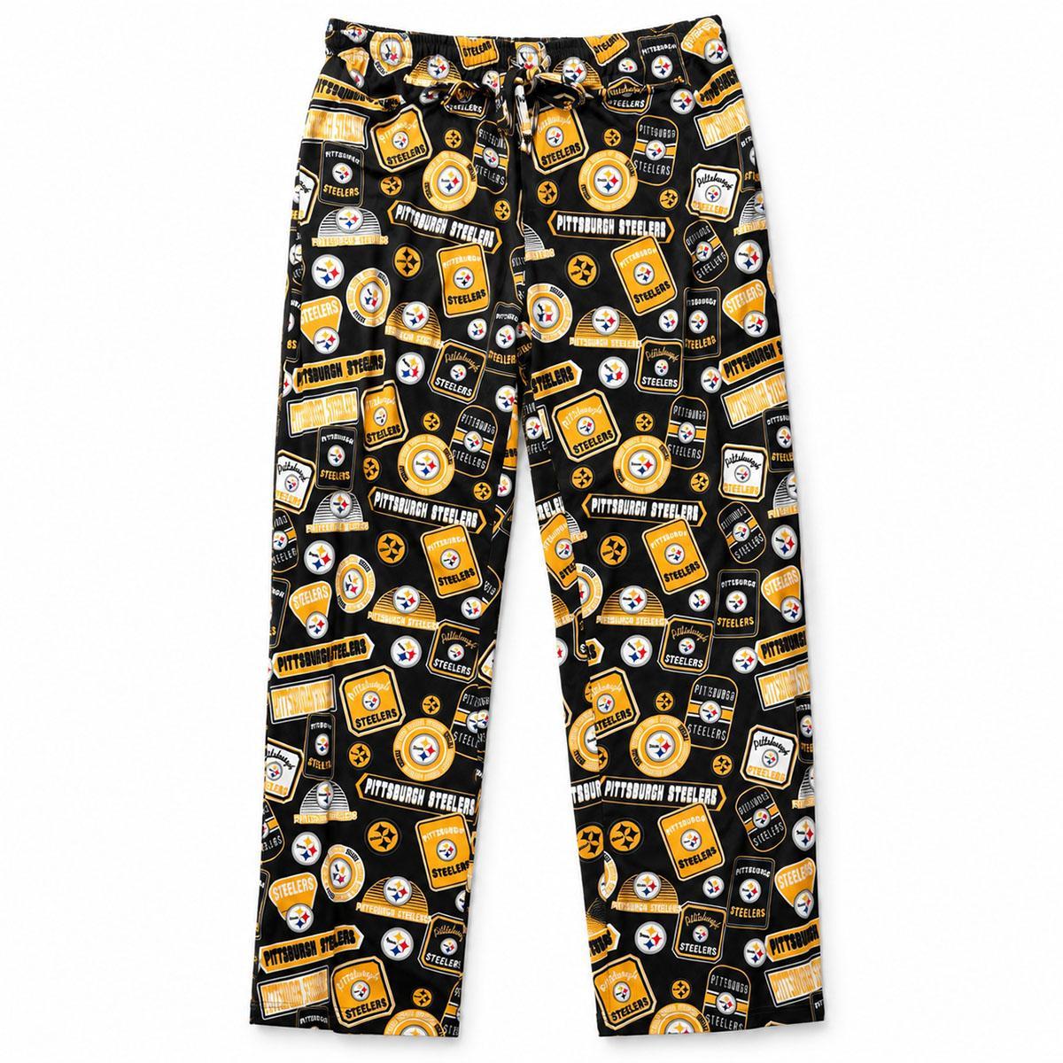 Pittsburgh Steelers Scattered Badge Lounge Pants