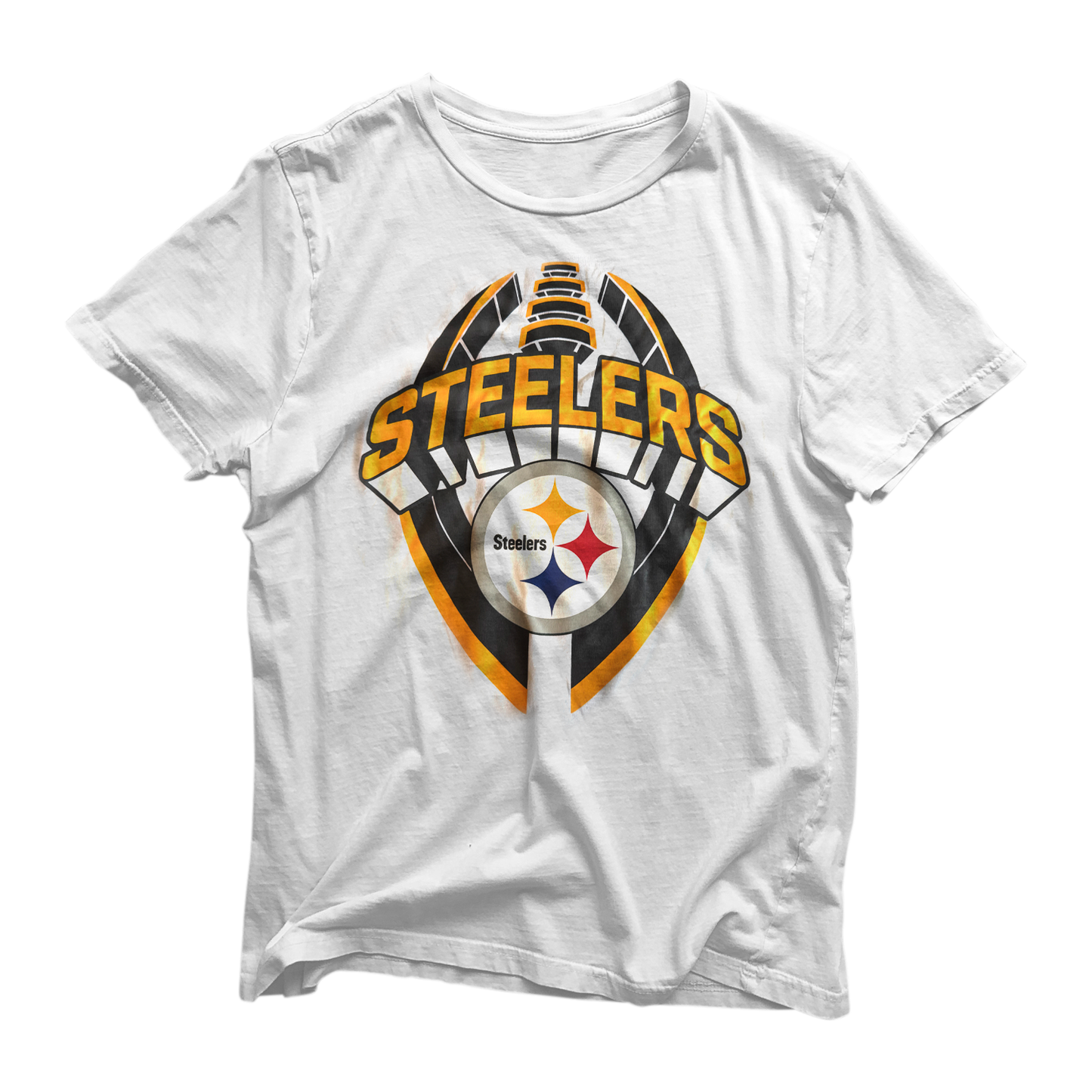 Pittsburgh Steelers Nike Football White Tee