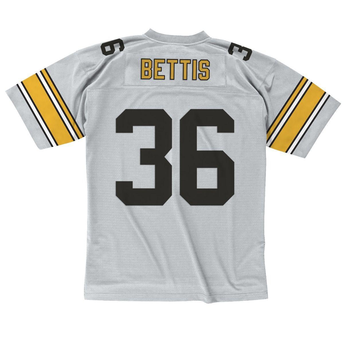 Jerome Bettis #36 Pittsburgh Steelers Mitchell & Ness Limited Platinum 100 Year Jersey