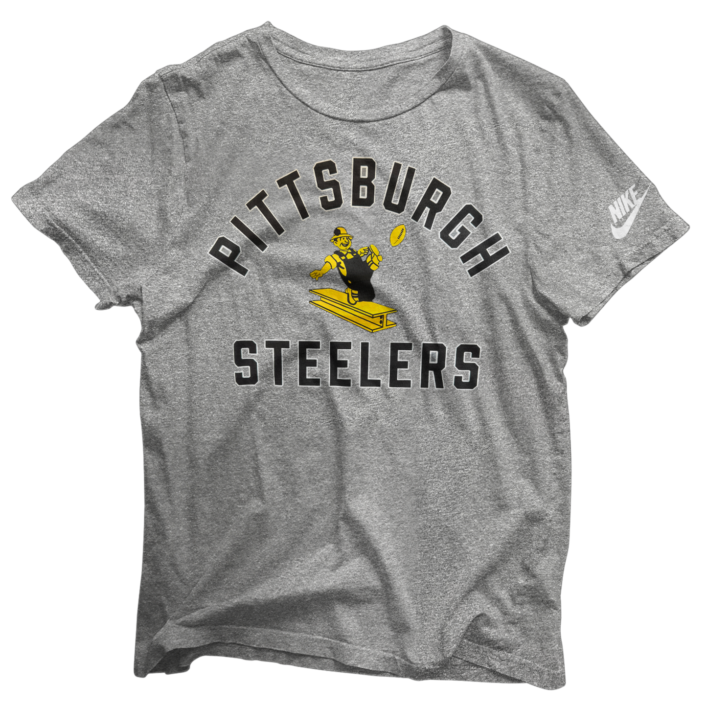 NIke Pittsburgh Steelers Retro Throwback Grey Tee