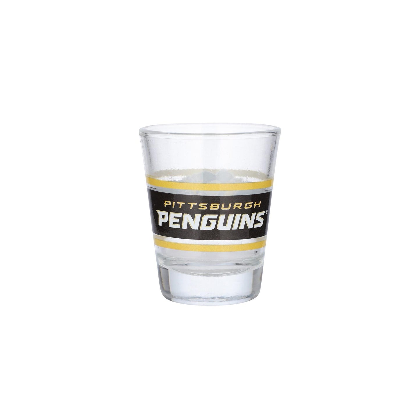 Pittsburgh Penguins 2oz. Stripe Shot Glass