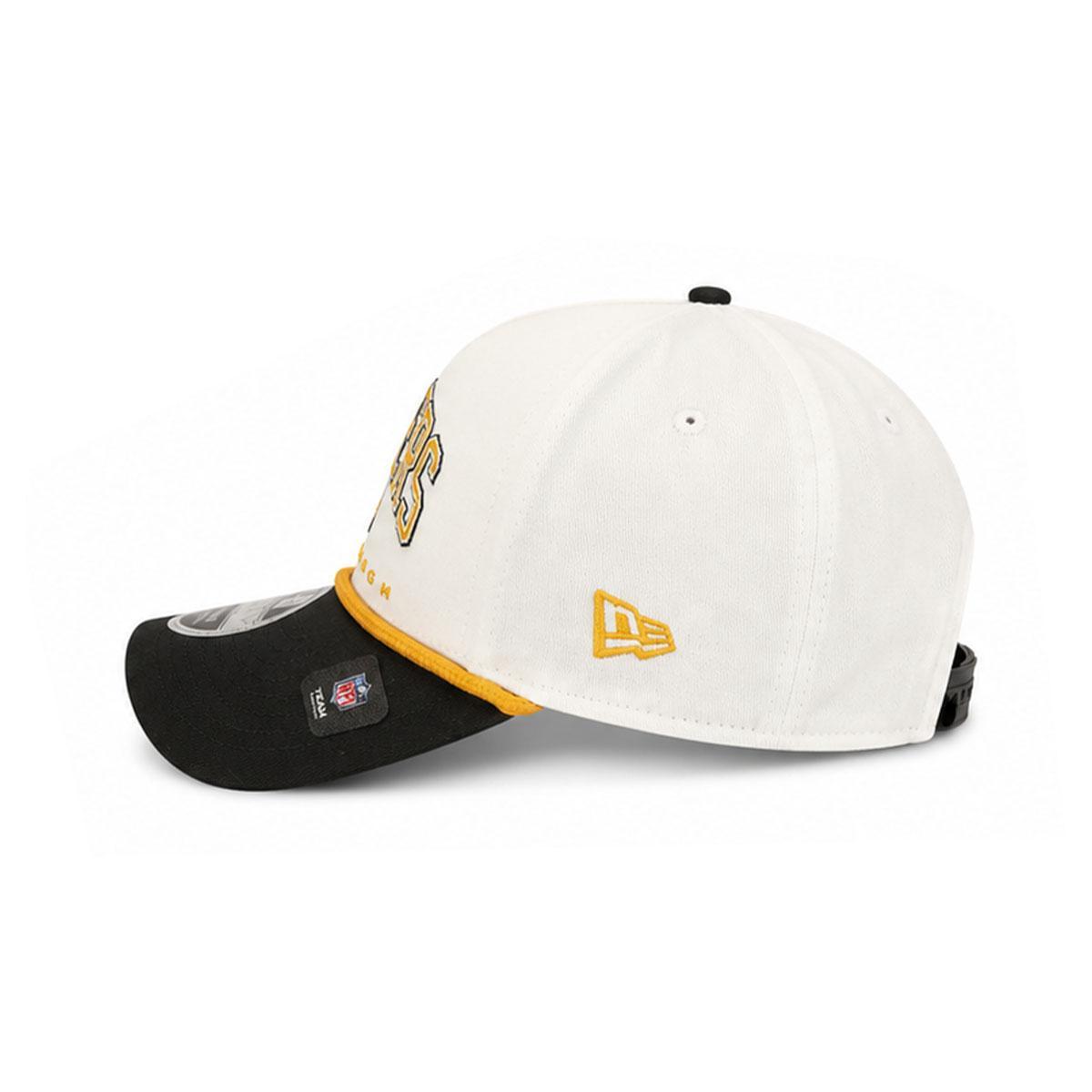 Pittsburgh Steelers New Era Arch Inverse 9FORTY A-Frame Adjustable Hat